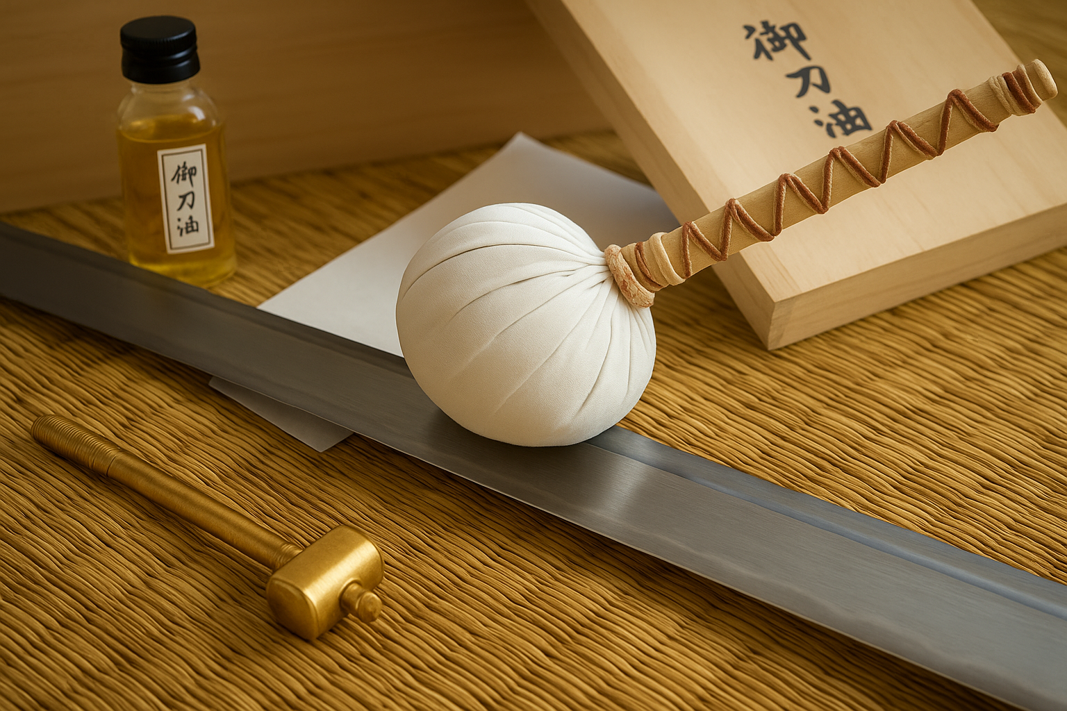 Care instructions for your katana