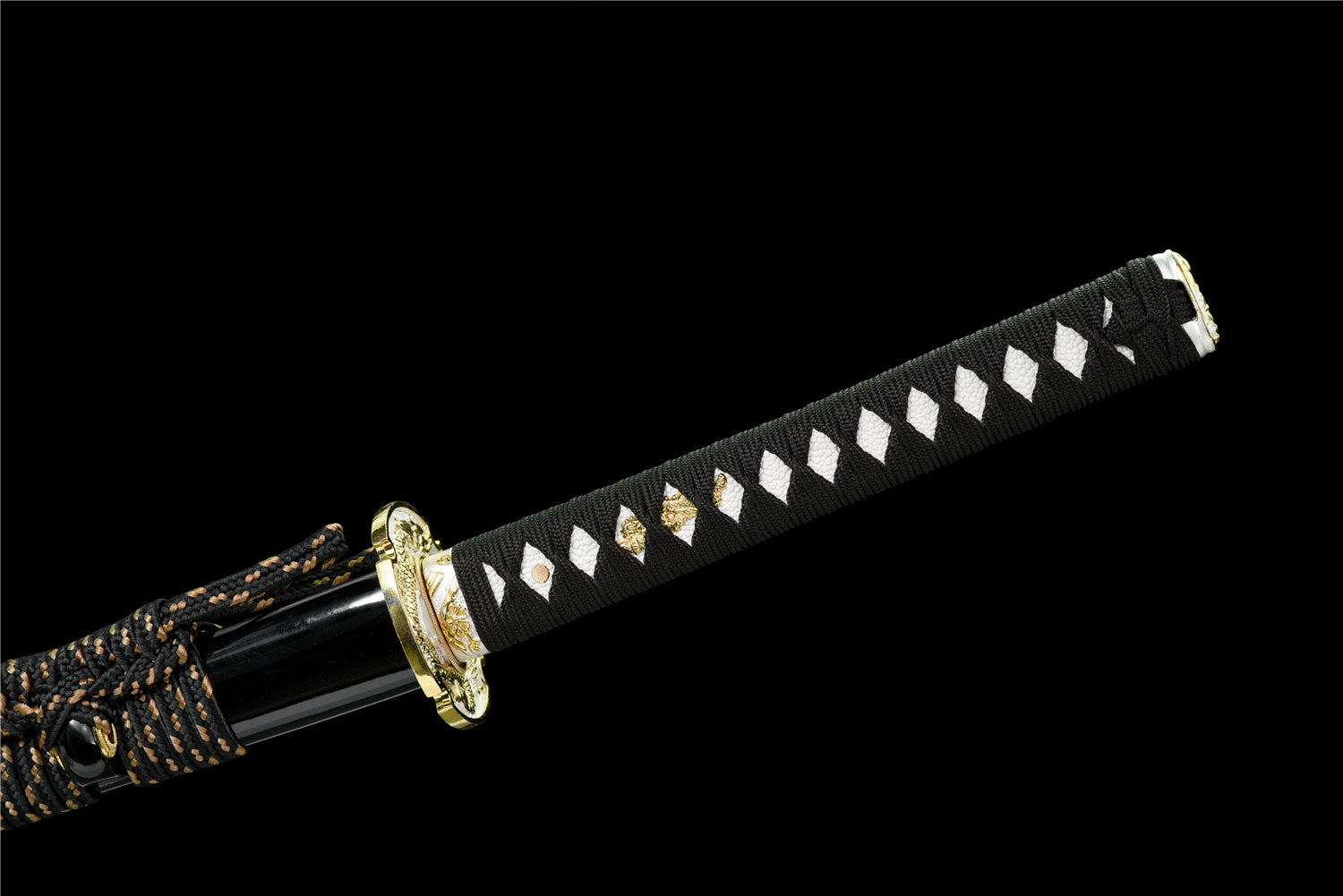 BLACKDRGN Katana – Vikstål med sten mönster