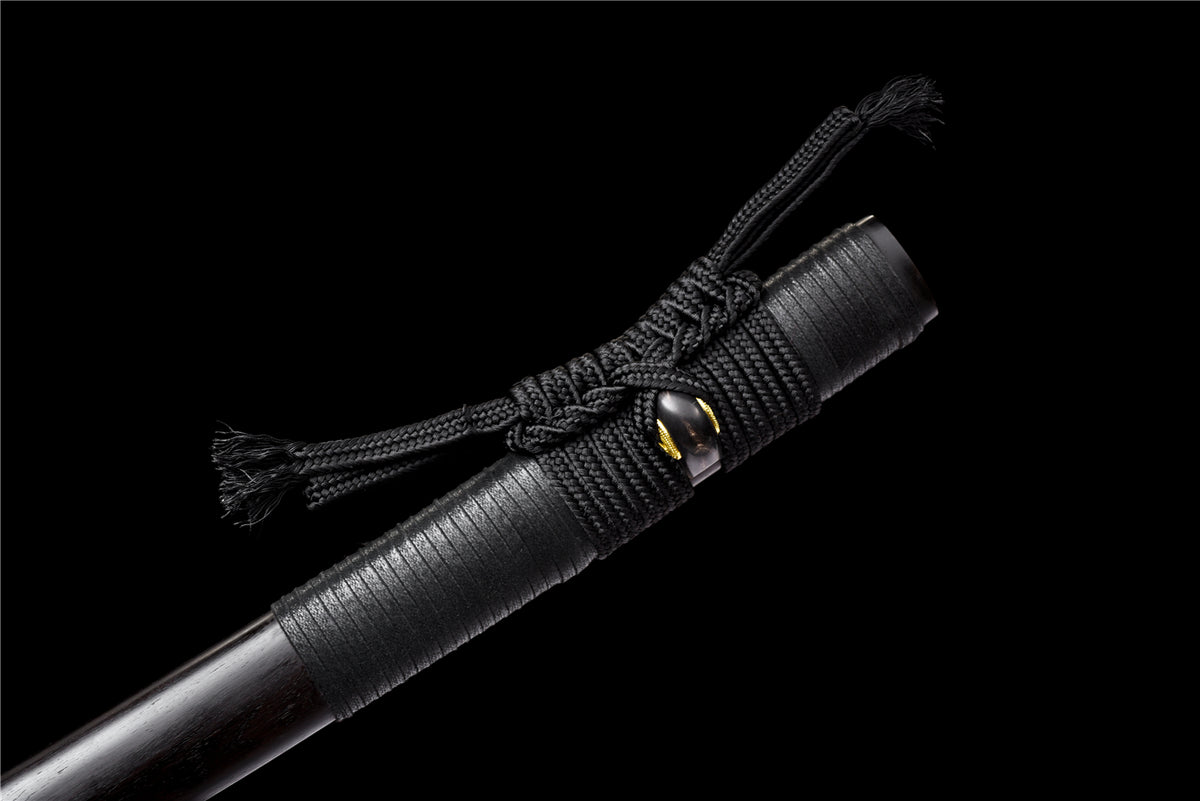E-DNA Katana - Handgjort Samurajsvärd i T10-stål - Hitatsura Hamon