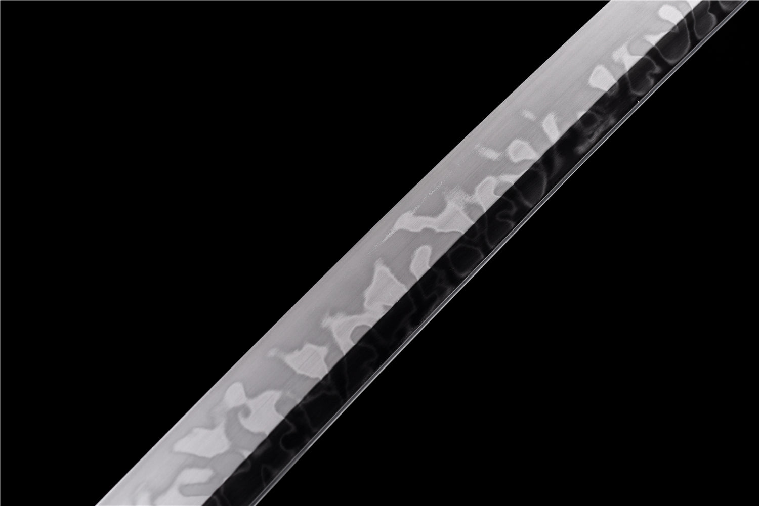 E-DNA Katana - Handgjort Samurajsvärd i T10-stål - Hitatsura Hamon