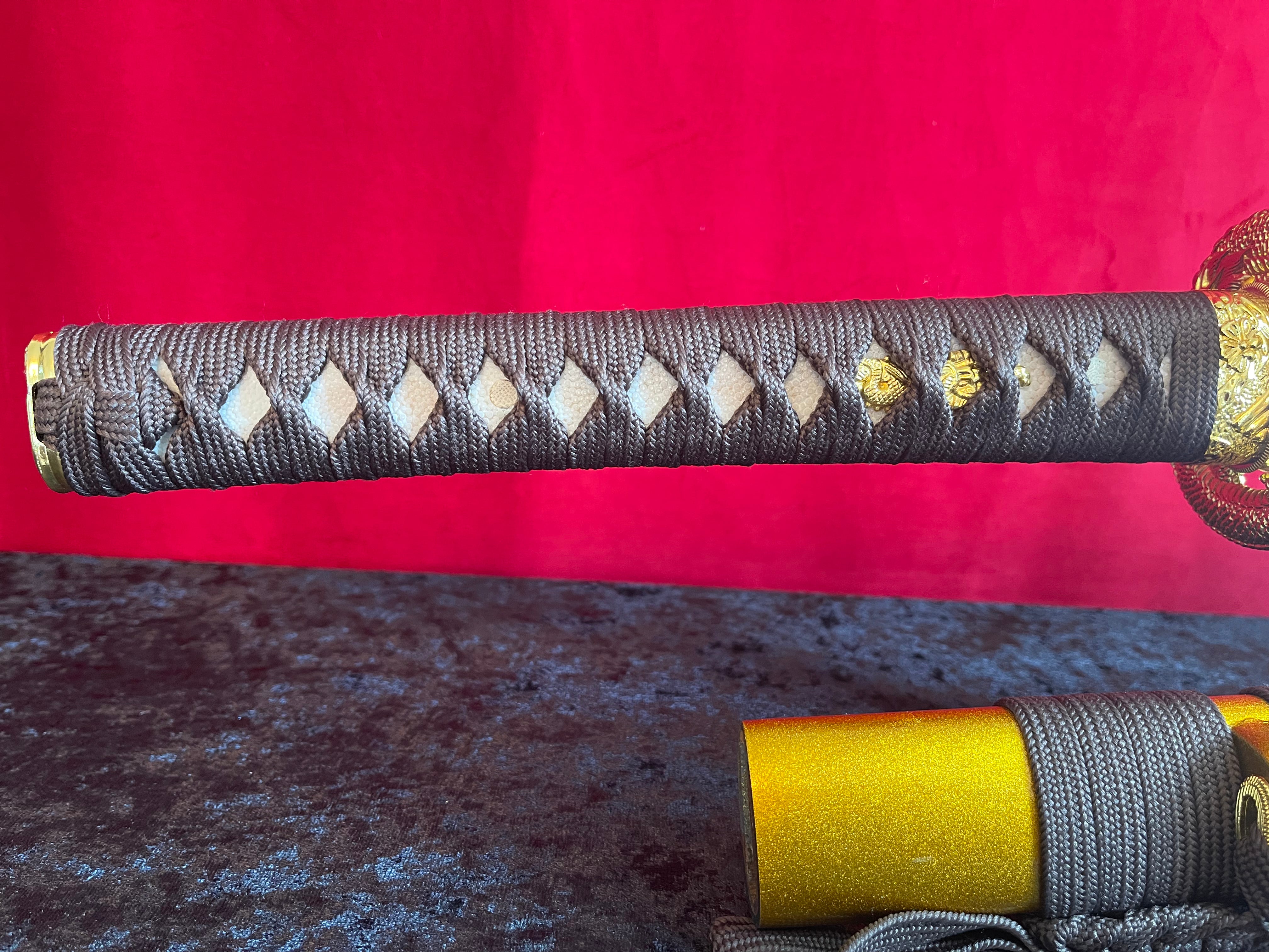 Golden Dragon Katana