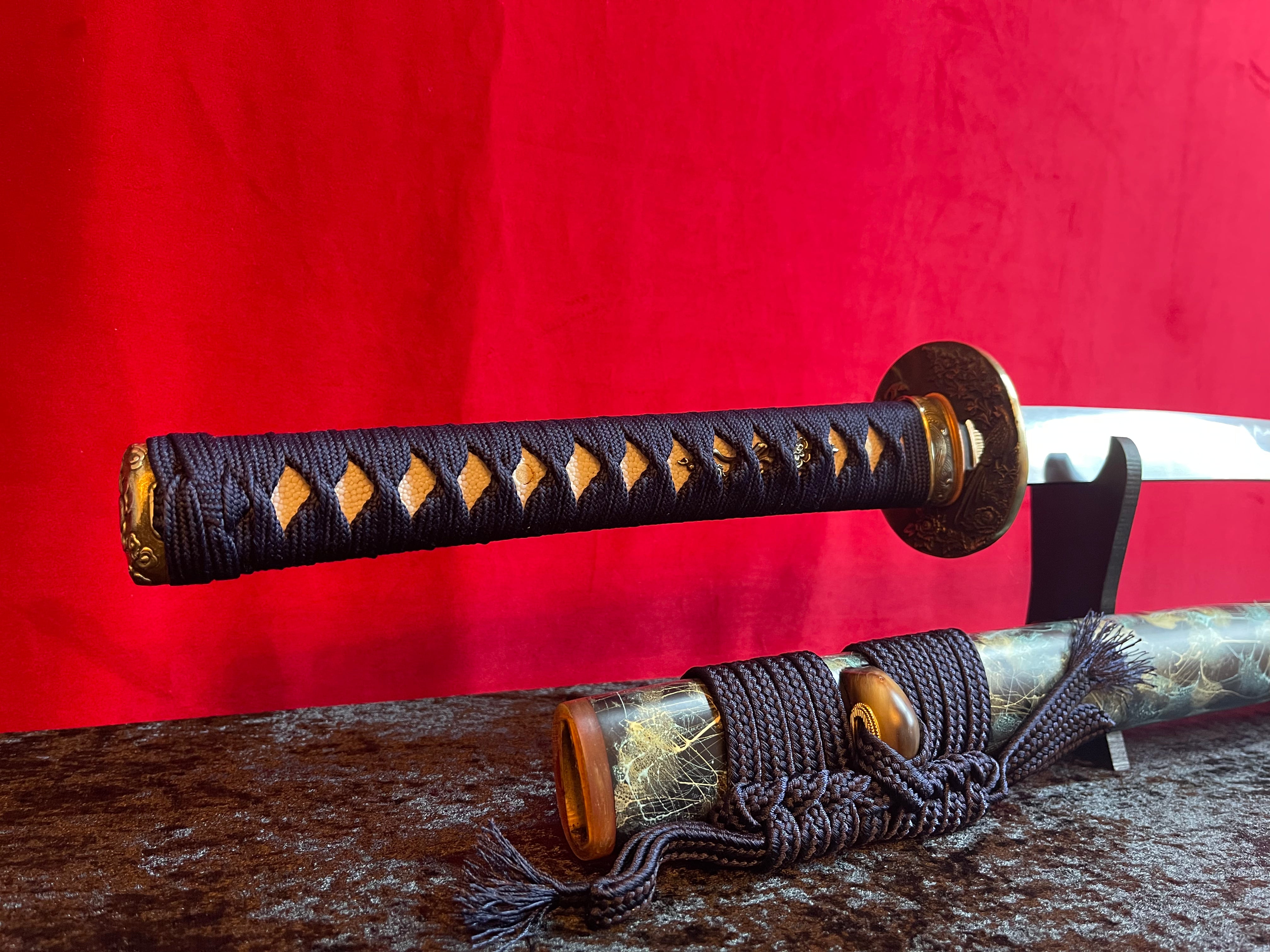 Yoru no Kumo Katana - Handmade Samurai Sword in T10 Steel