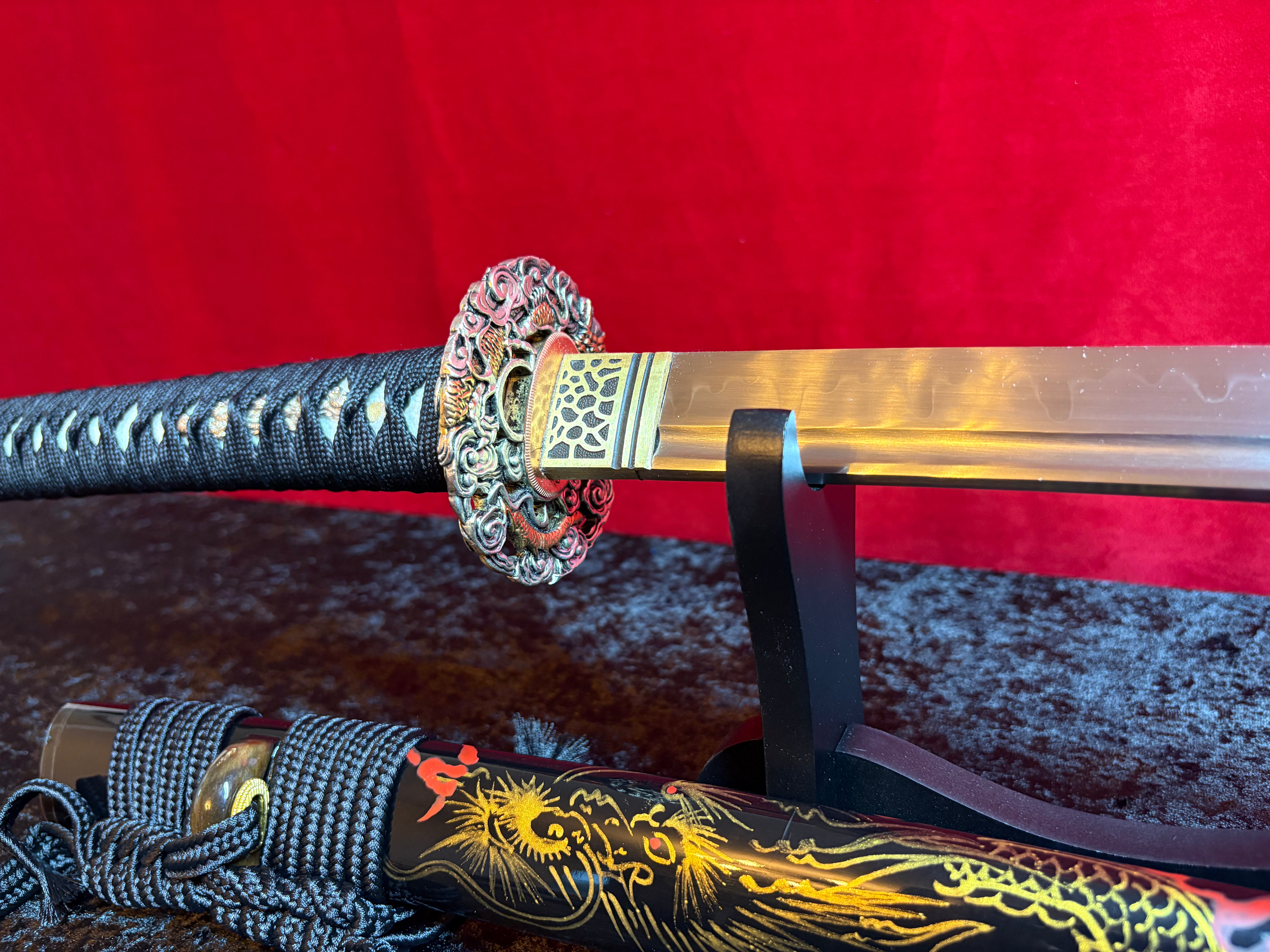Cloud Dragon Katana Sword
