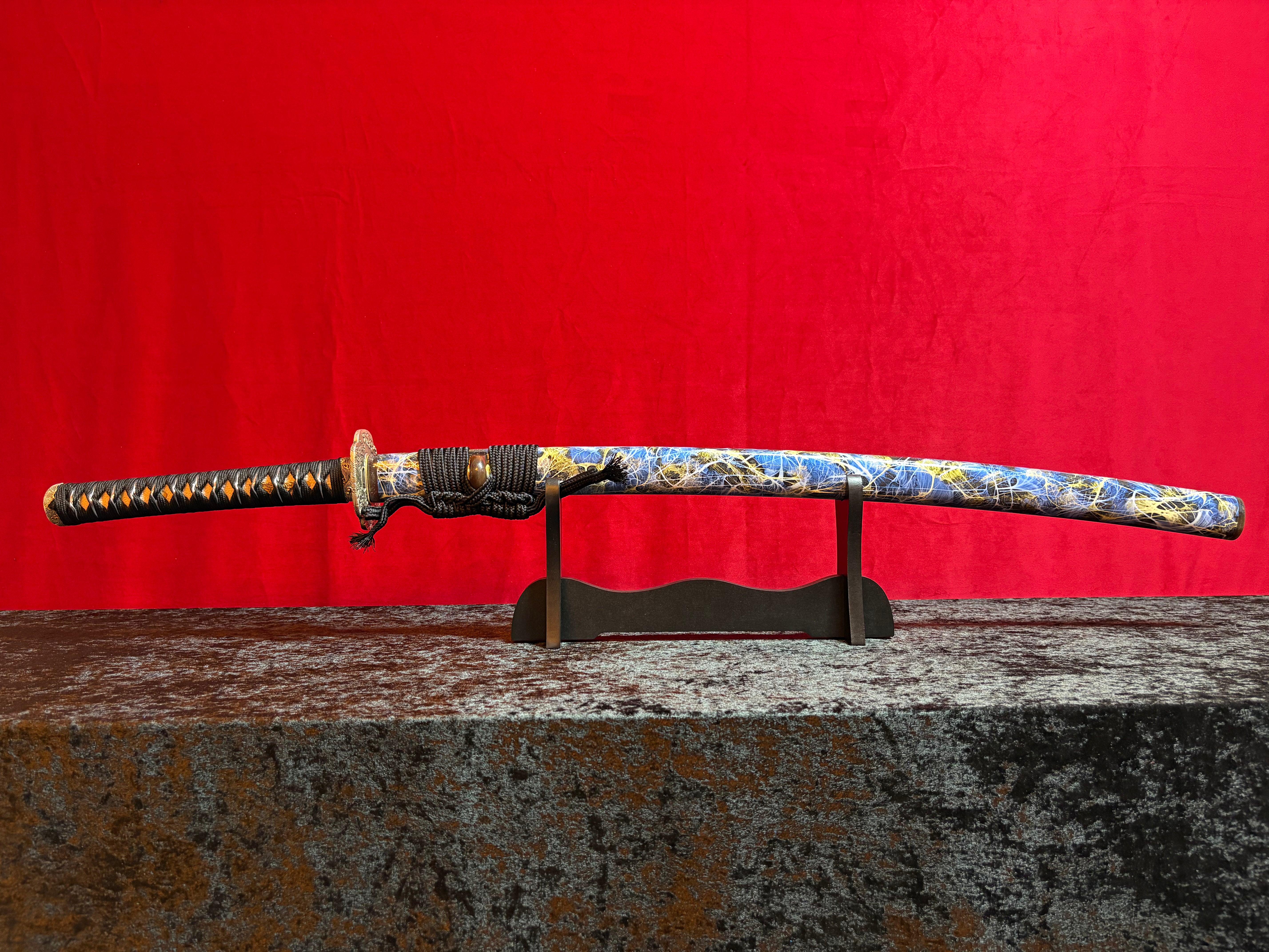 Cloud Catcher Katana - Handgjort Samurajsvärd i T10-stål