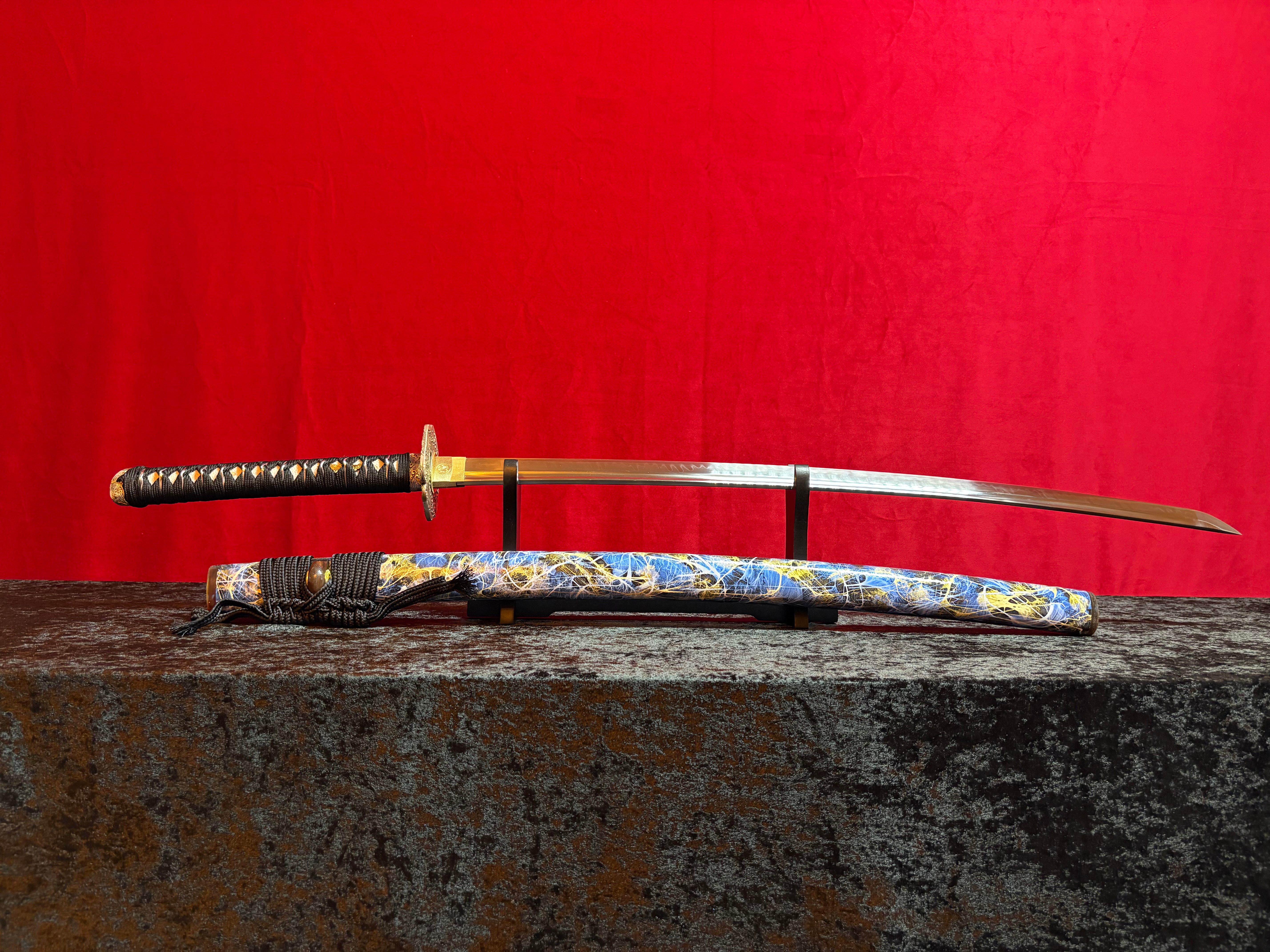 Cloud Catcher Katana - Handgjort Samurajsvärd i T10-stål