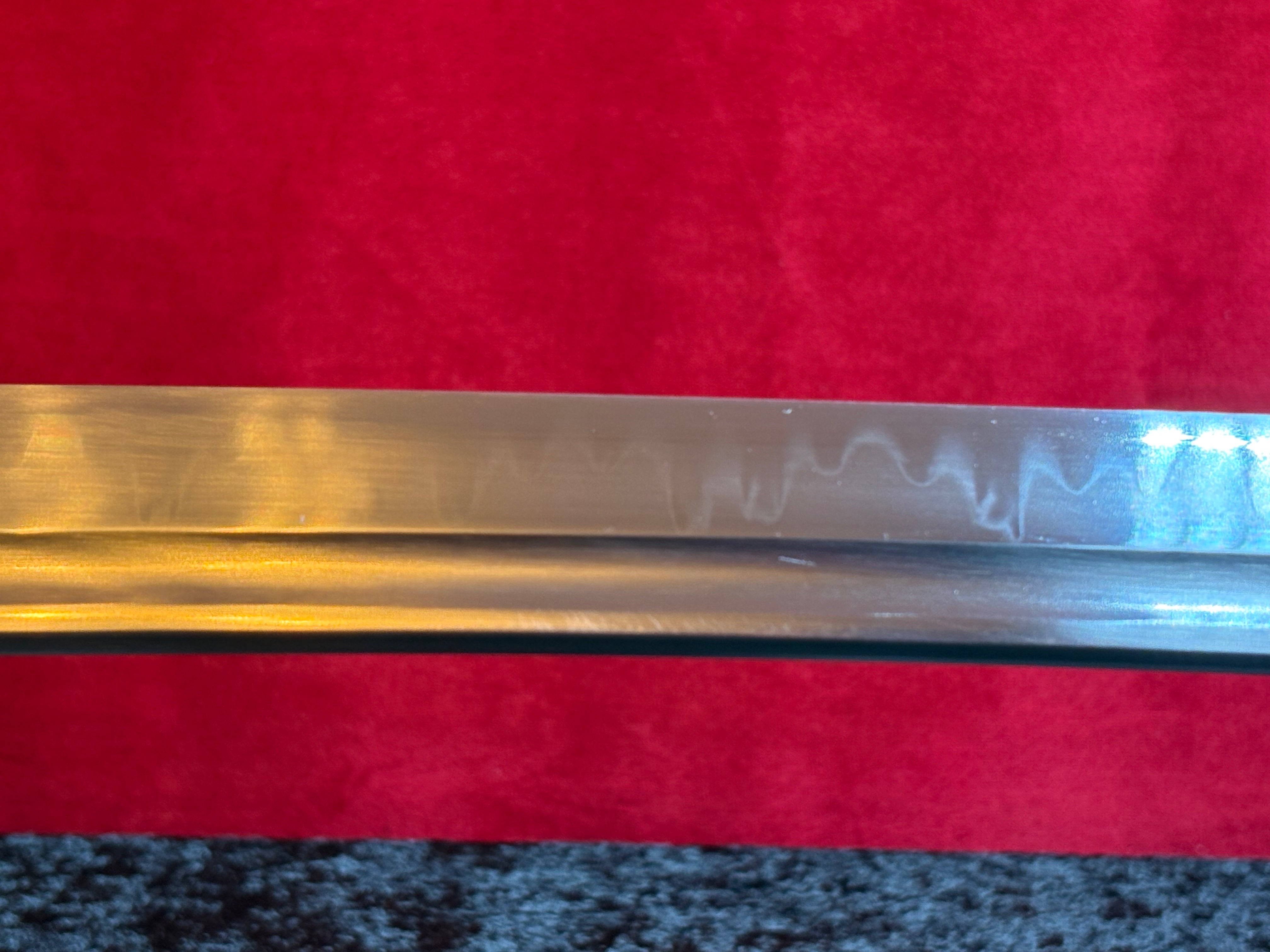 Blue Vein Katana - Handmade Samurai Sword in T10 Steel