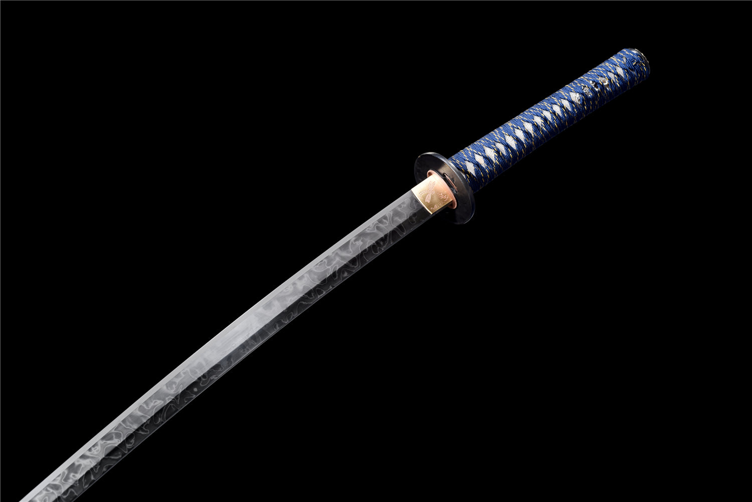 Beautiful Pain Katana – Handgjord T10-klinga med Hitatsura Hamon