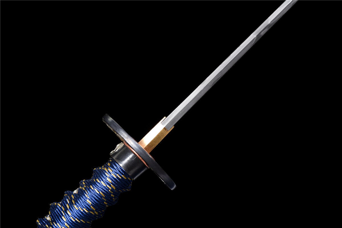 Beautiful Pain Katana – Handgjord T10-klinga med Hitatsura Hamon