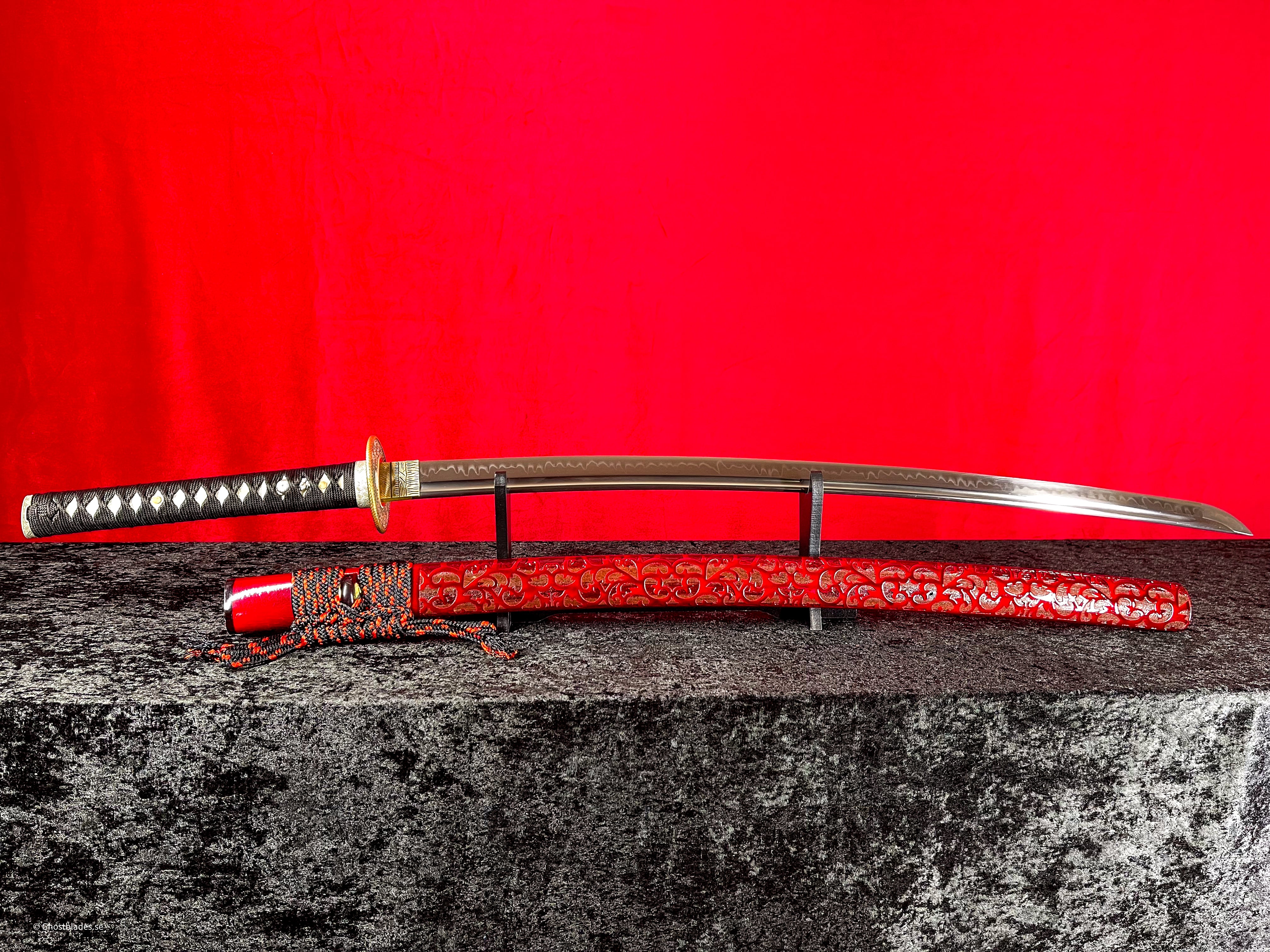 Bloody Hell Katana - Handgjort Samurajsvärd i T10-stål