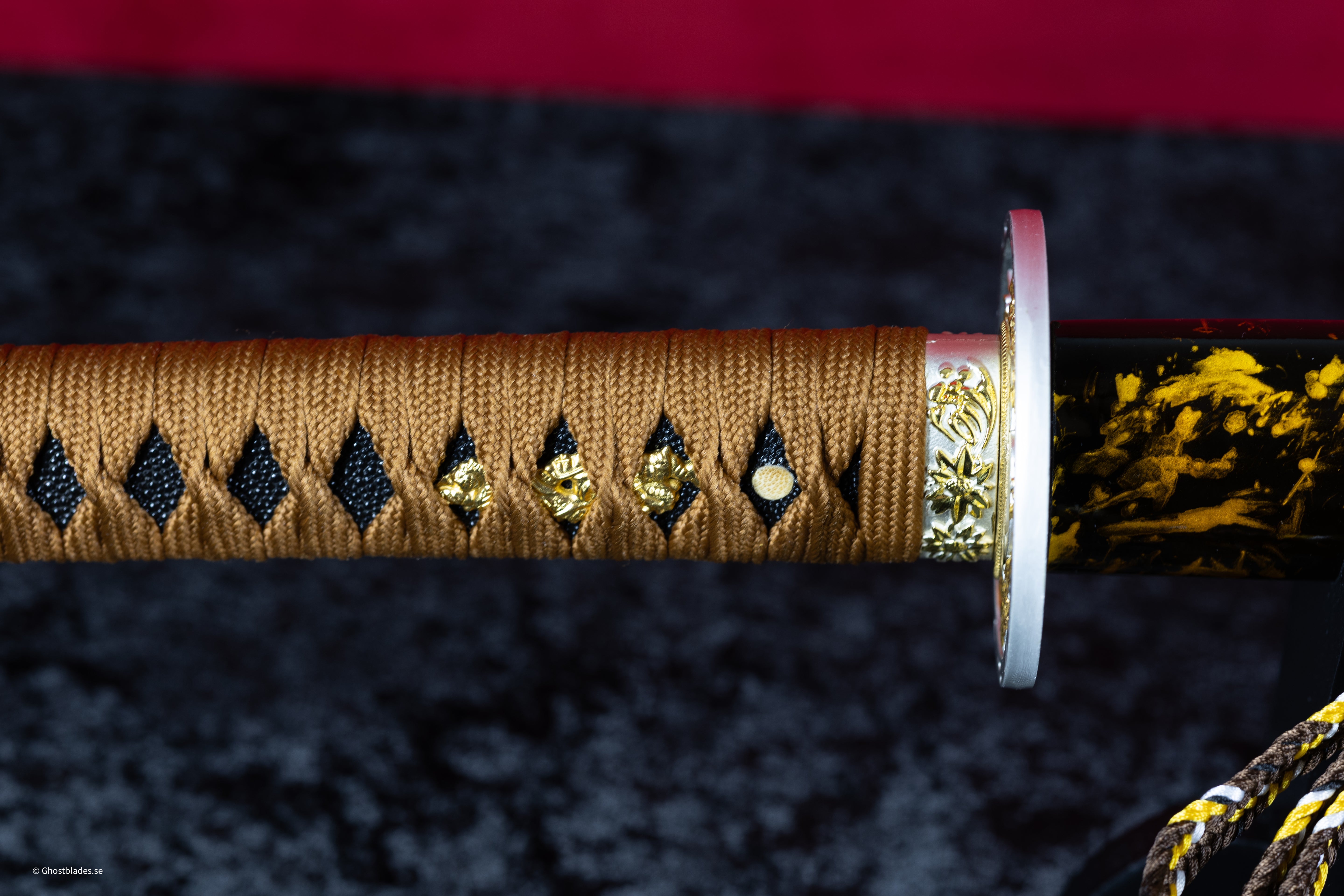 Burning Beauty Katana - Handmade Samurai Sword in T10 Steel