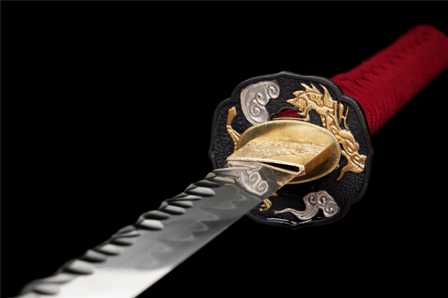 Code Red Katana - Handmade Katana in T10 Steel - Stone Pattern
