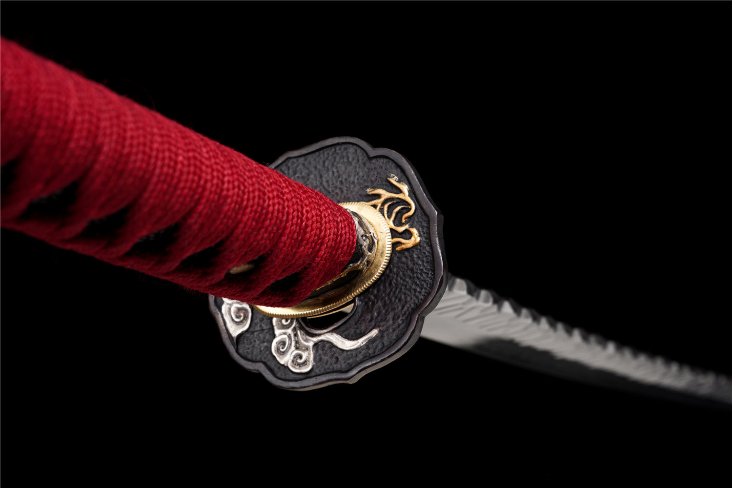 Code Red Katana - Handmade Katana in T10 Steel - Stone Pattern