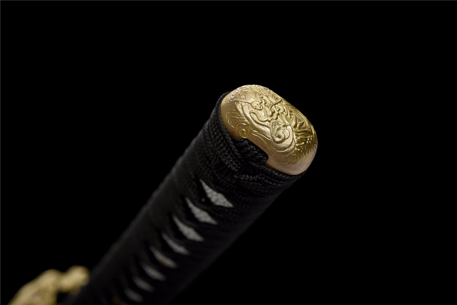 Dragon X Katana – Folded steel with stone pattern