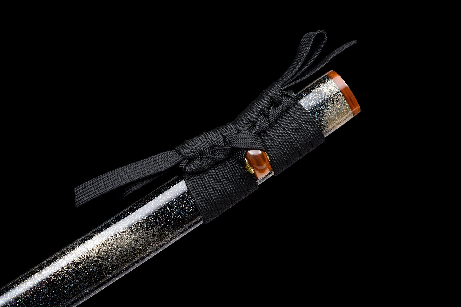 Dragonfly Katana – Handgjord katana med X-hamon & glittrande saya