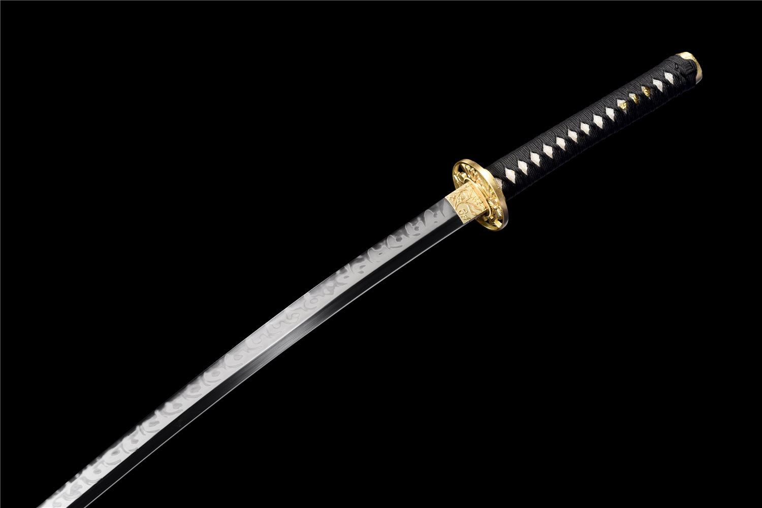 Dragon’s Blood Katana – T10 stål Lerhärdad med Hamon