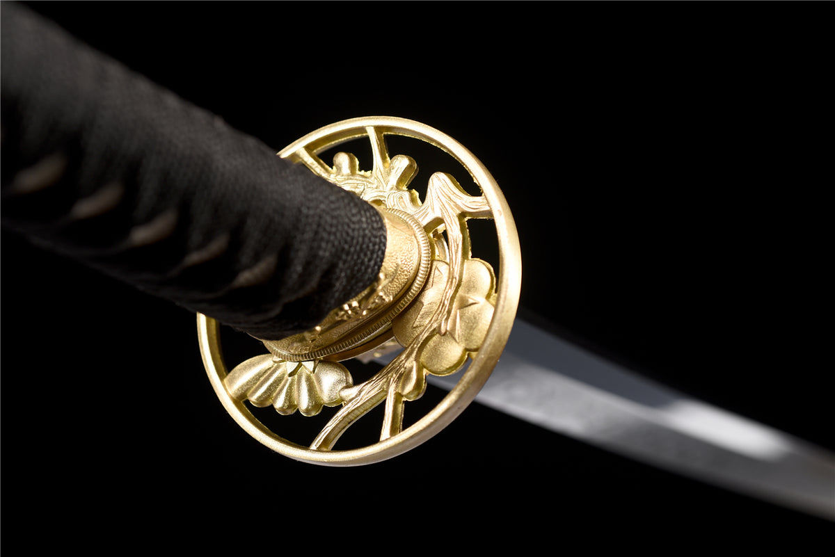 Dragon’s Blood Katana – T10 stål Lerhärdad med Hamon