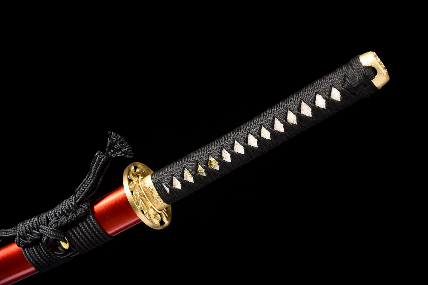 Dragon’s Blood Katana – T10 stål Lerhärdad med Hamon