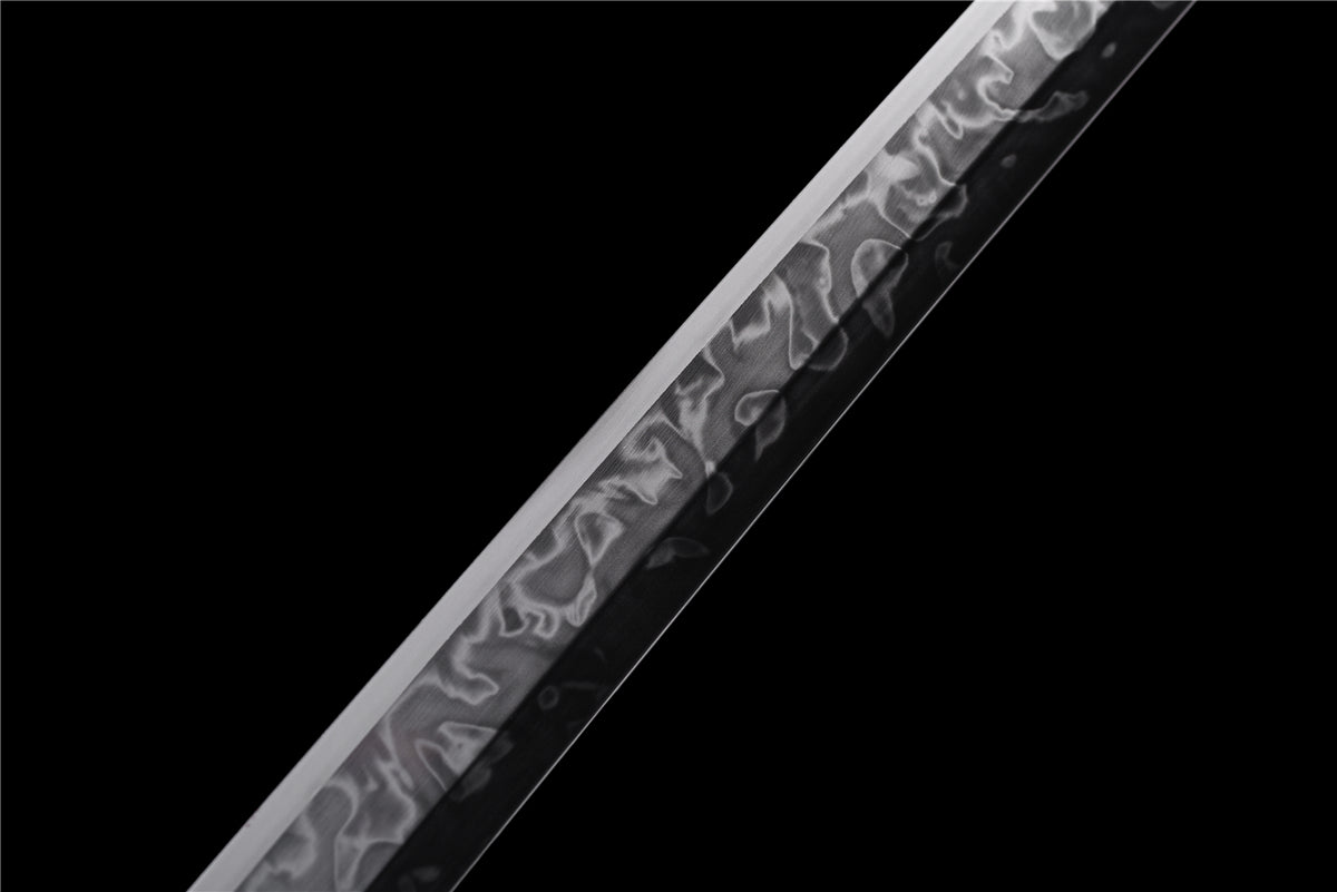 Epic Fury Katana – Handgjord T10 Katana med Hitatsura Hamon