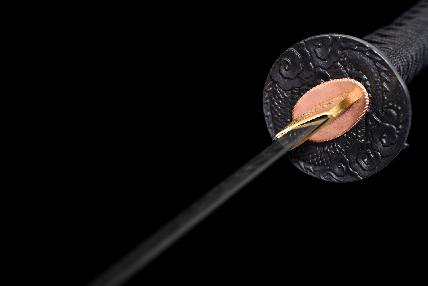 Epic Fury Katana – Handgjord T10 Katana med Hitatsura Hamon