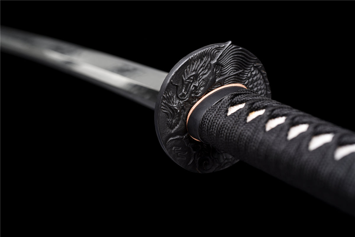 Epic Fury Katana – Handgjord T10 Katana med Hitatsura Hamon