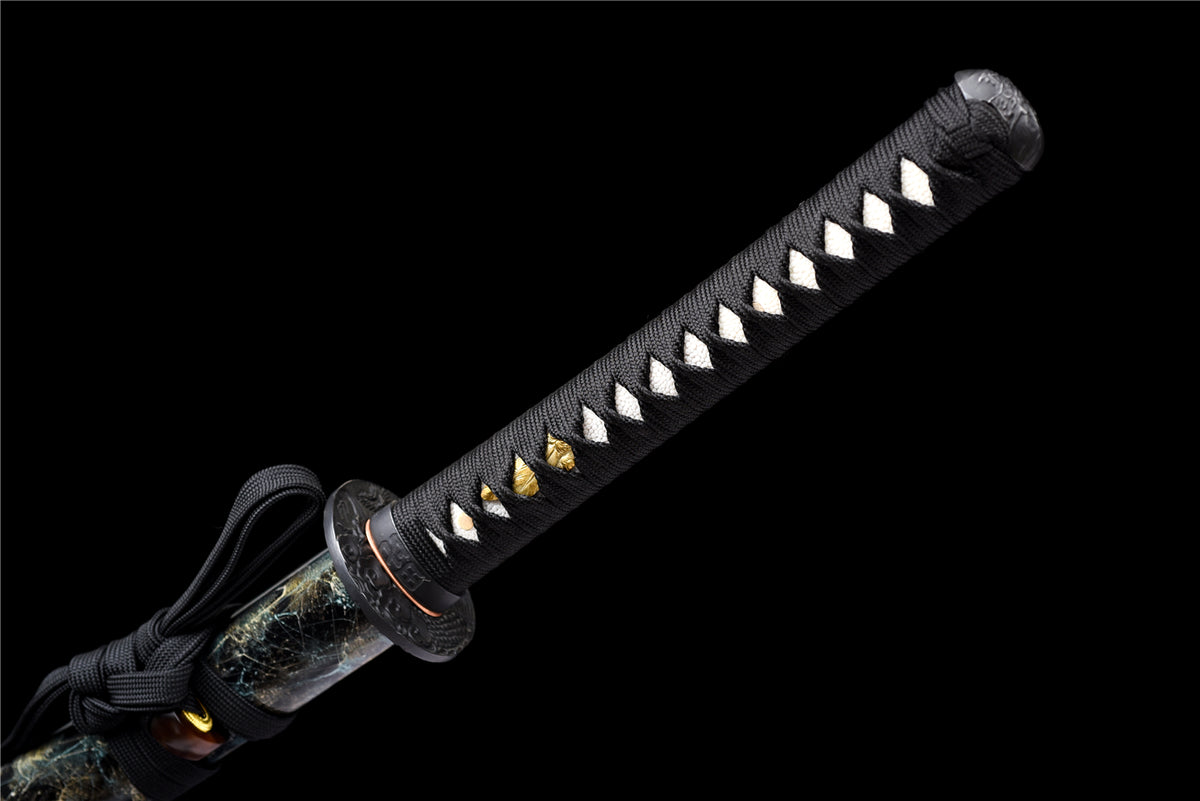 Epic Fury Katana – Handgjord T10 Katana med Hitatsura Hamon