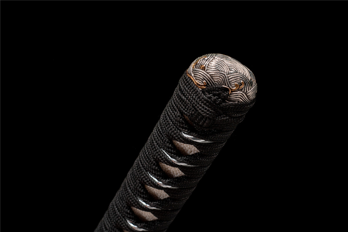 Flow Katana – Tre-delad Sanmai med T10 och Vikstål med Bohi