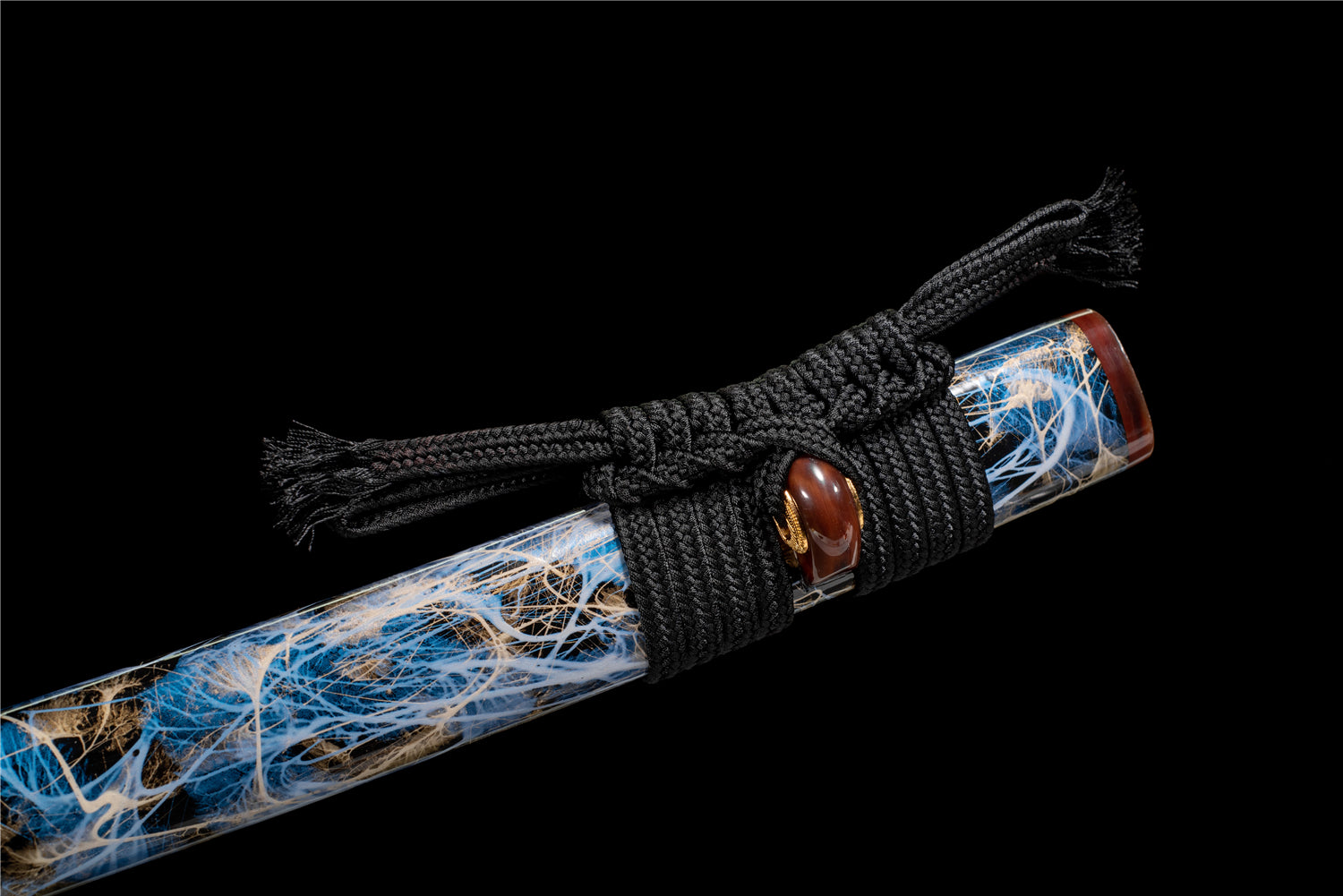 Flow Katana – Tre-delad Sanmai med T10 och Vikstål med Bohi
