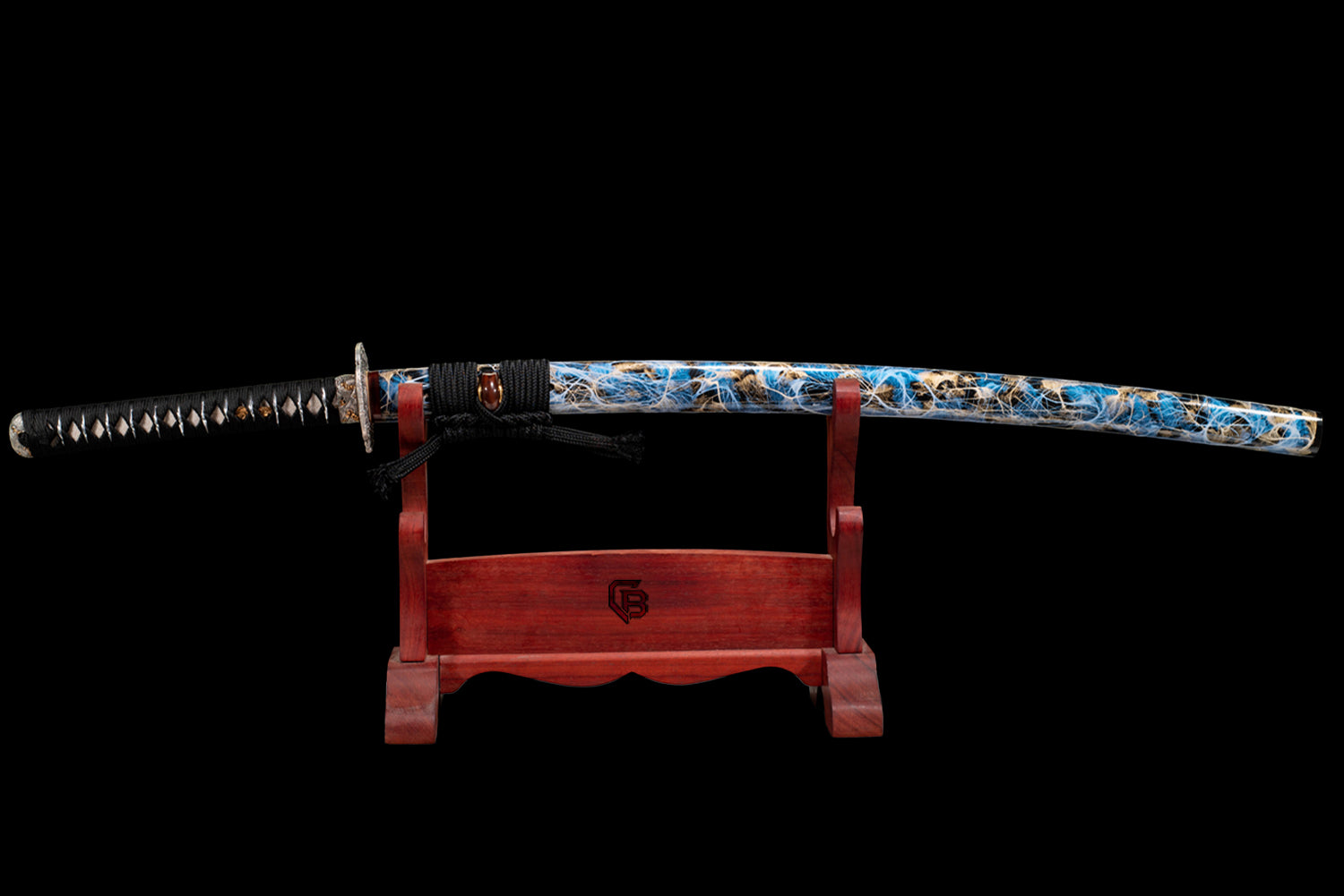 Flow Katana – Three-piece Sanmai with T10 and Folded Steel with Bohi