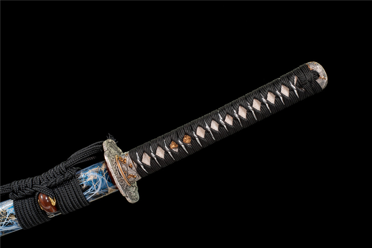 Flow Katana – Tre-delad Sanmai med T10 och Vikstål med Bohi