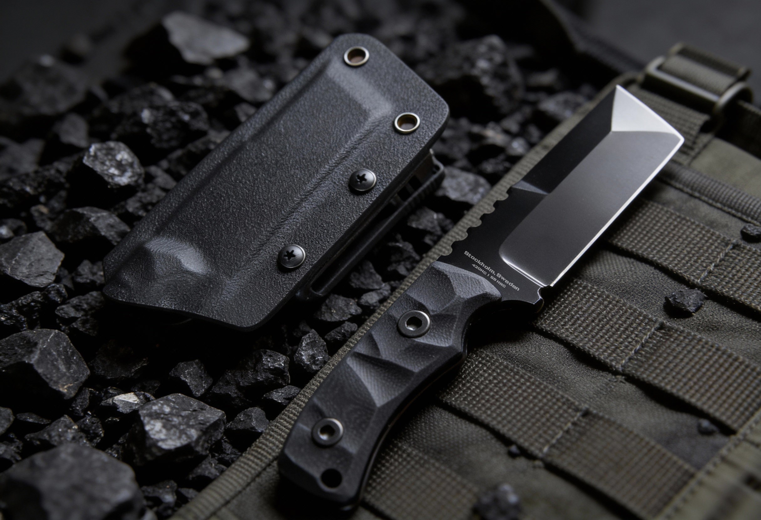 Vanguard – Balanced Tactical Fixed Blade Knife in 420HC