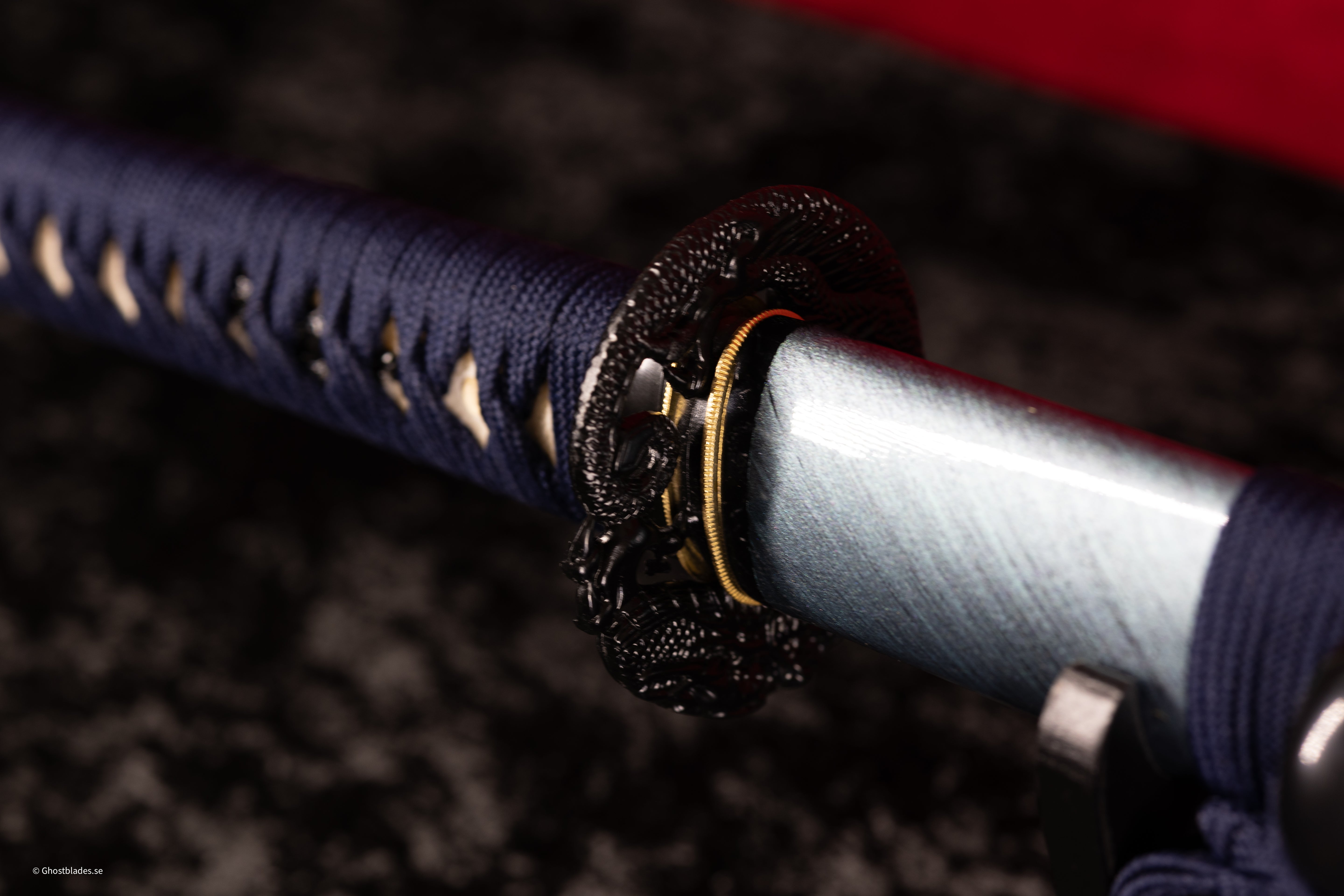 Frost Bone Katana - Handmade Samurai Sword in T10 Steel