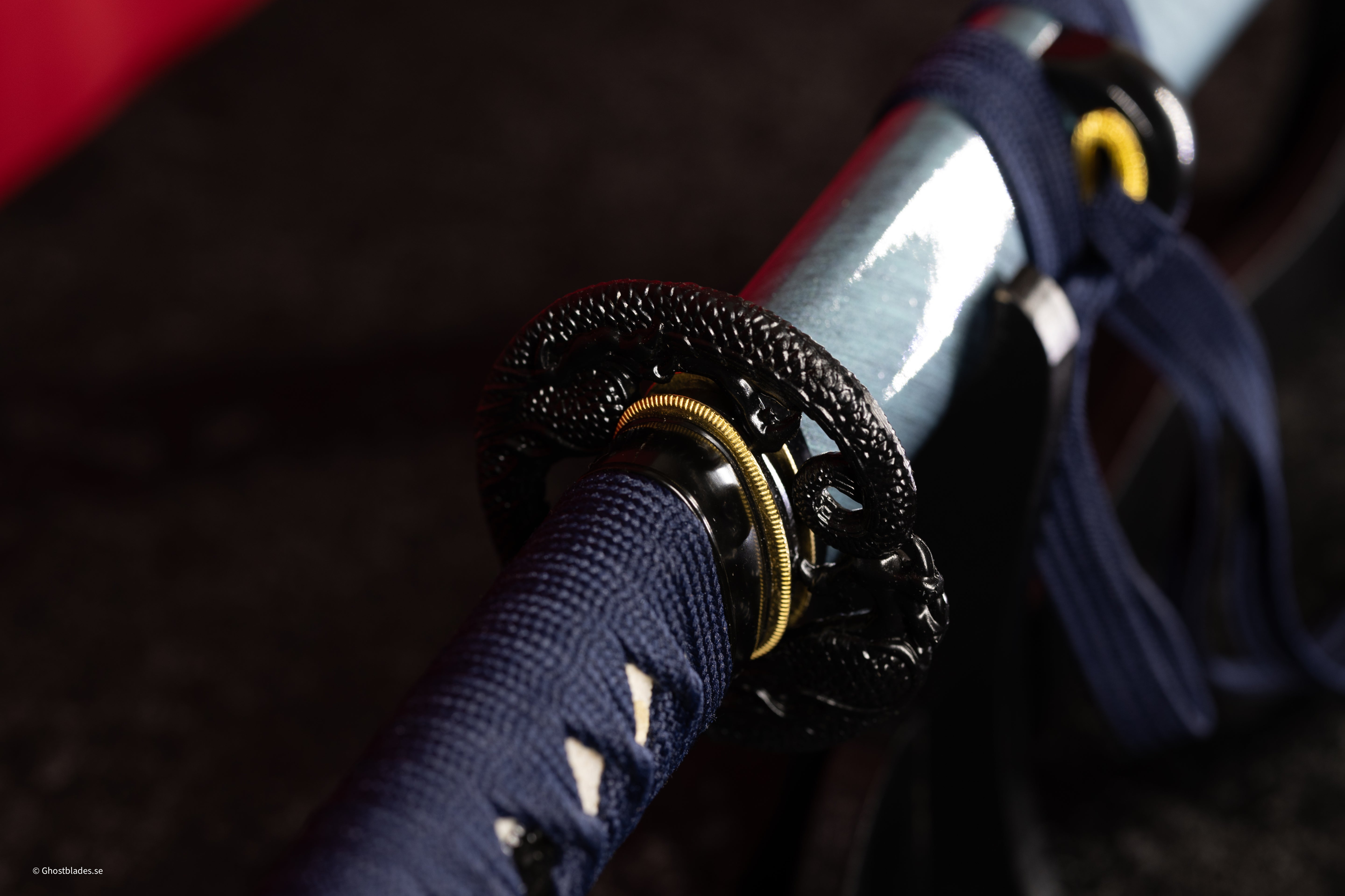 Frost Bone Katana - Handmade Samurai Sword in T10 Steel