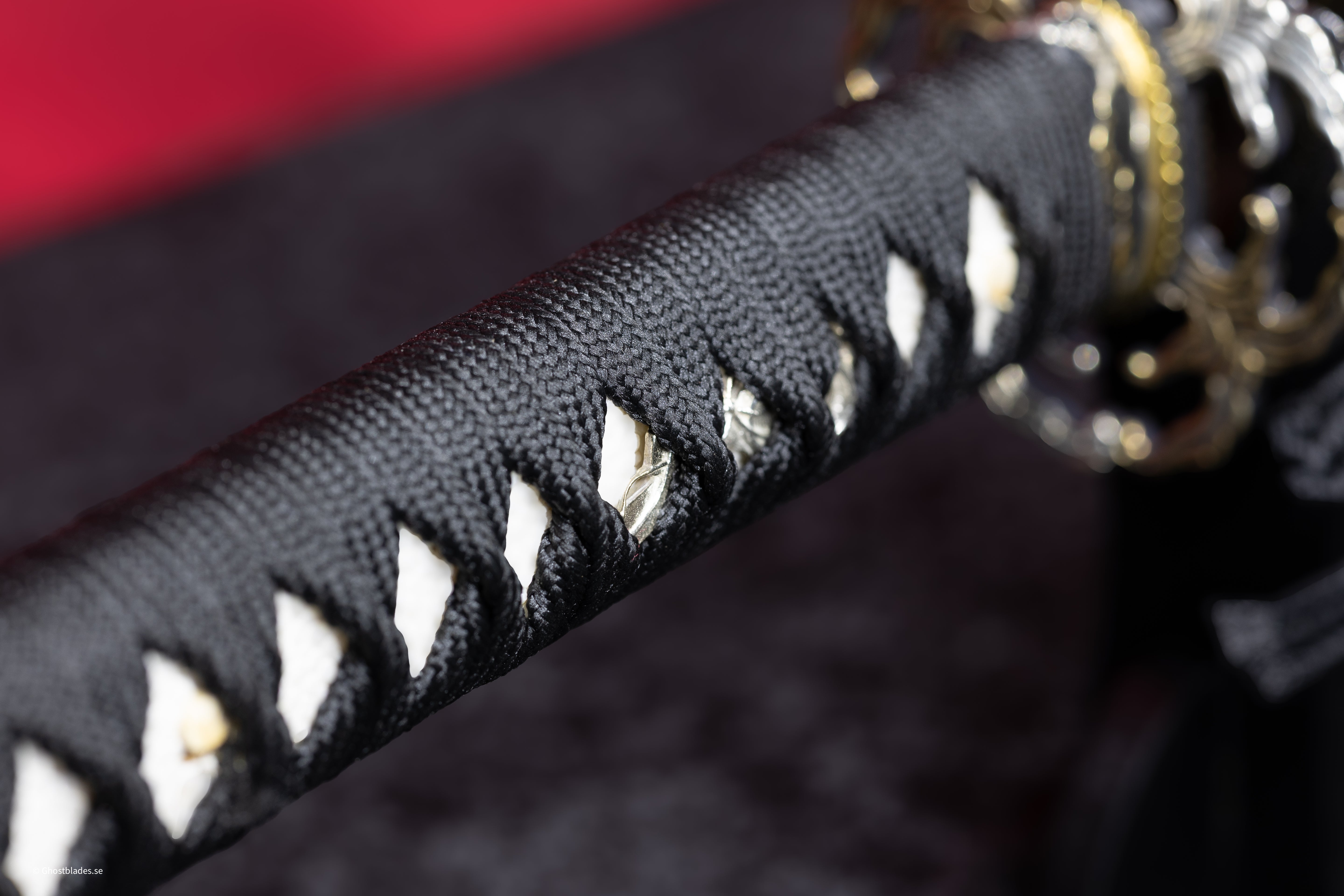 Golden Nebula Katana - Handmade Samurai Sword in T10 Steel