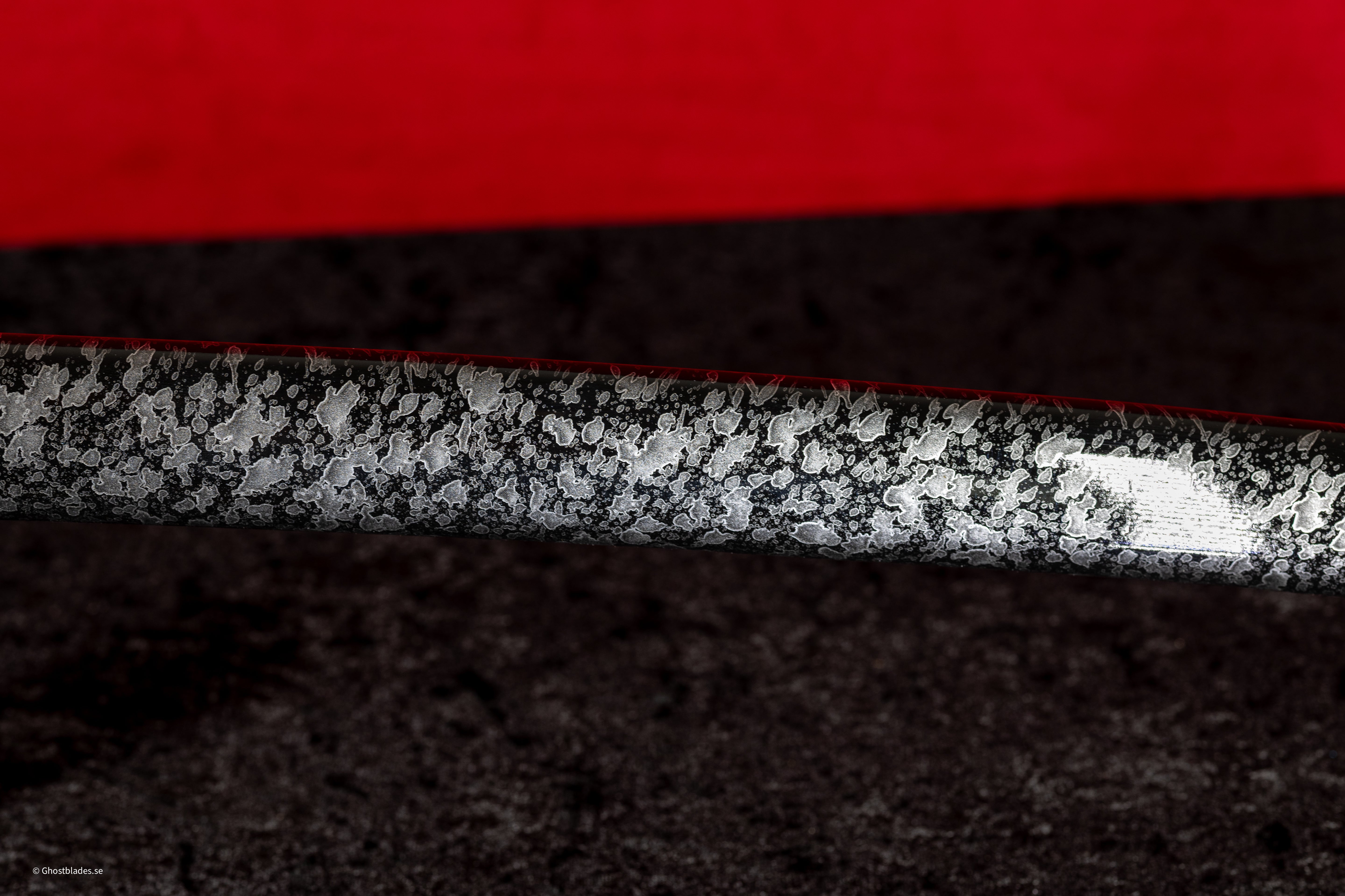 Grey Requiem Katana - Handmade Samurai Sword in T10 Steel