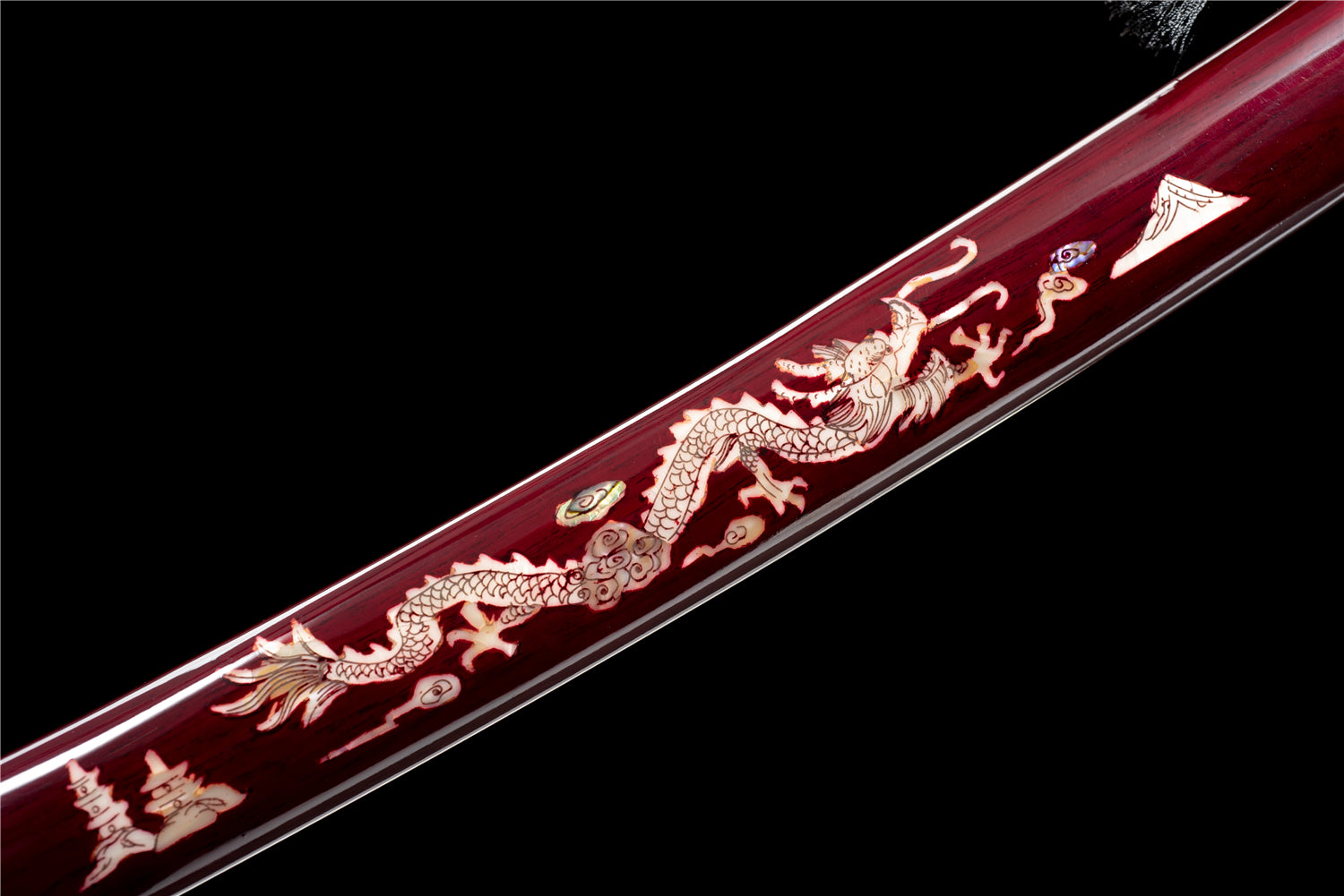 Hell Fire Wakizashi – Handgjord Sanmai med Hamon