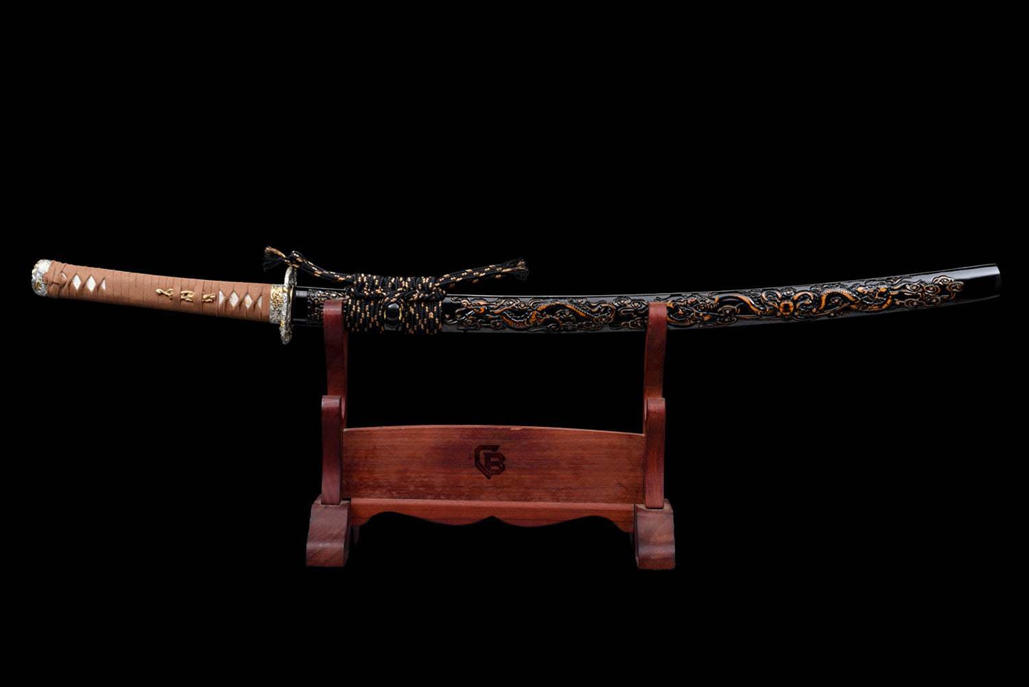 OCTO-8 Katana - Handmade Samurai Sword in T10 Steel with X Hamon