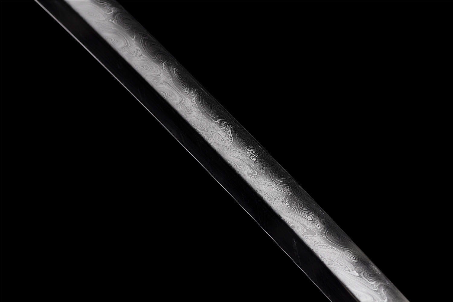 Omocestus Viridulus Katana – Vikstål, Hamon & Handmålad Saya