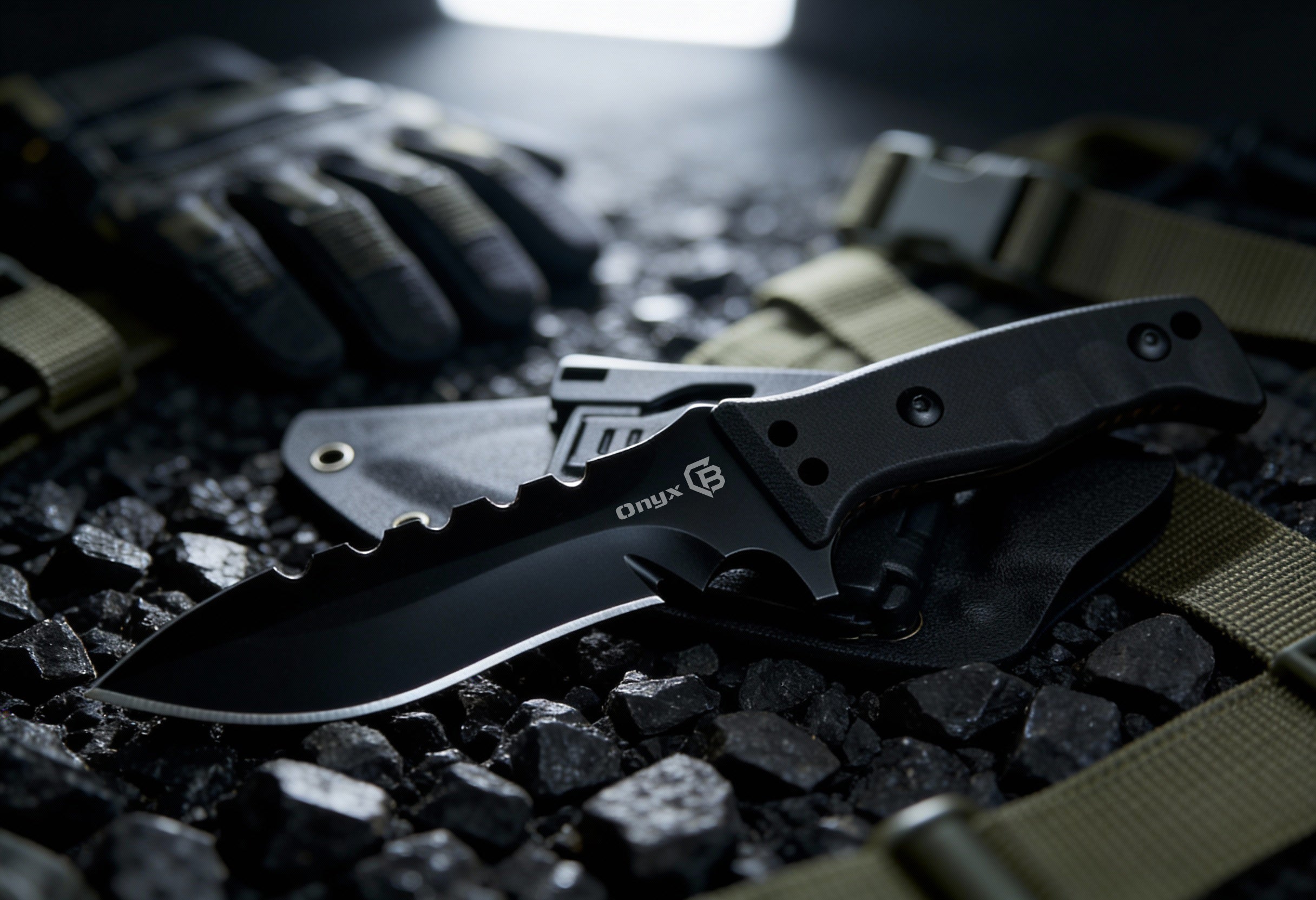 Onyx – Fixed Blade Tactical Knife in 420HC