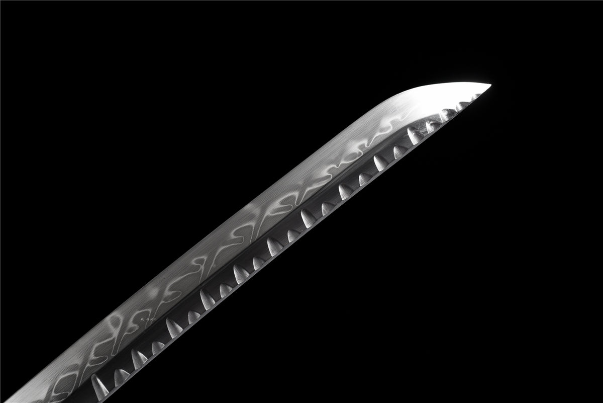 Petalfall Katana - Handgjort Samurajsvärd i T10-stål - Stone Pattern