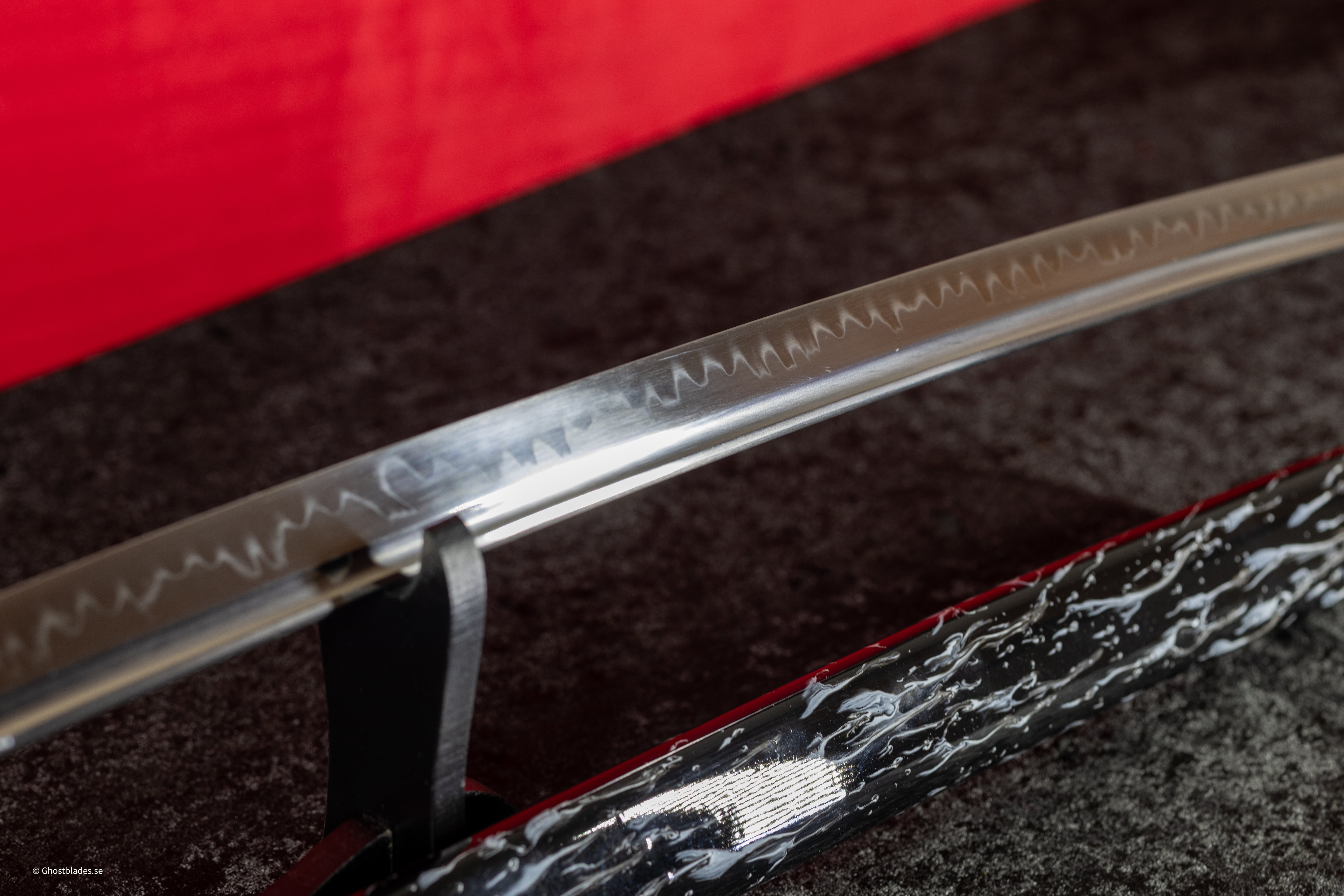 Santa Muerte Katana - Handmade Samurai Sword in T10 Steel