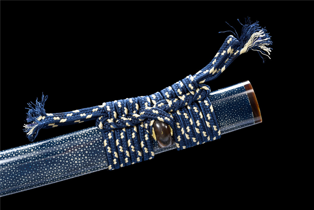 Sea Stinger Katana – T10 Lerhärdad med Horn & Suede