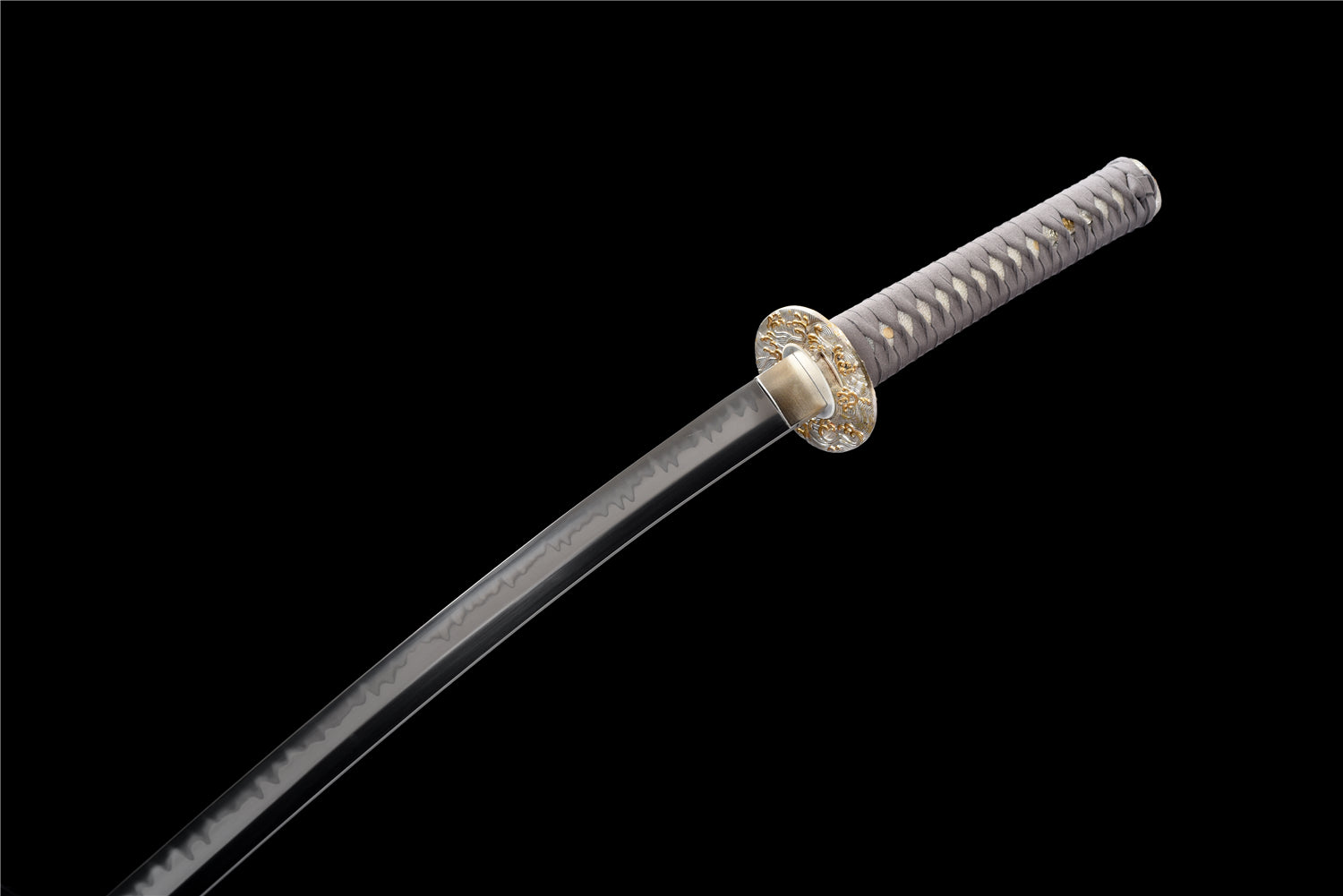 Sea Stinger Katana – T10 Lerhärdad med Horn & Suede