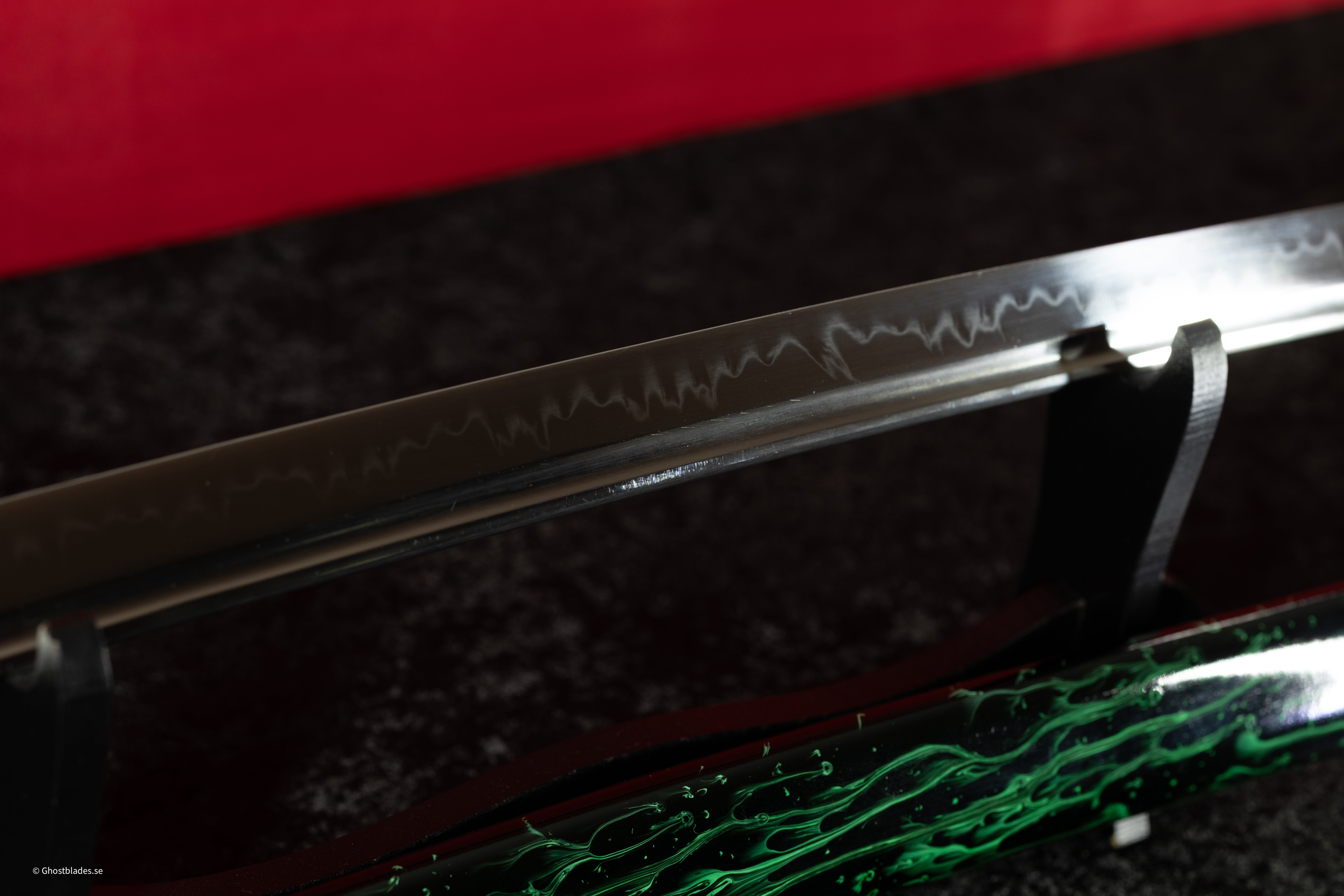 The Virus Katana - Handmade Samurai Sword in T10 Steel