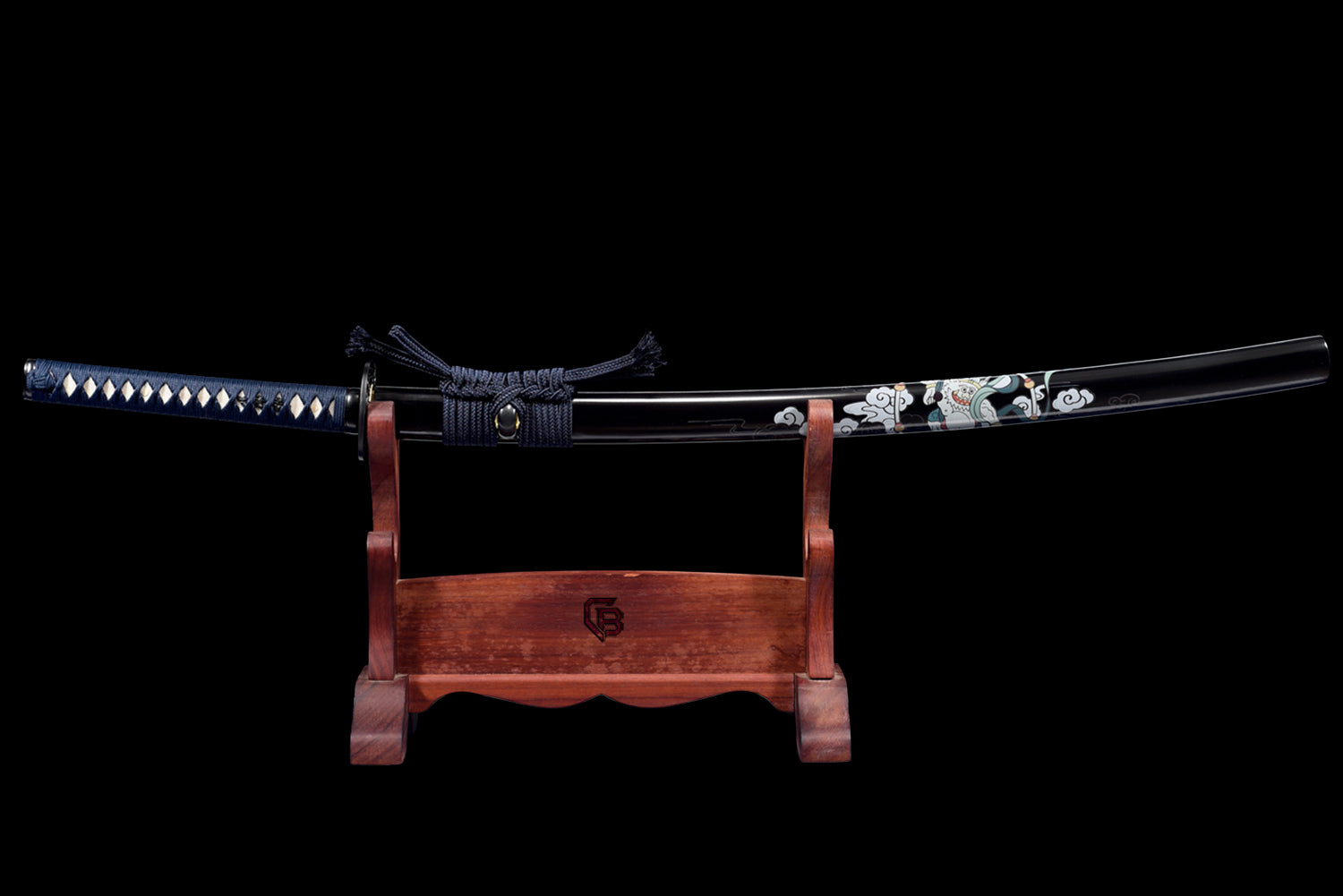 Thunder Struck Katana – Clay-Tempered T10 with Super Mirror Finish