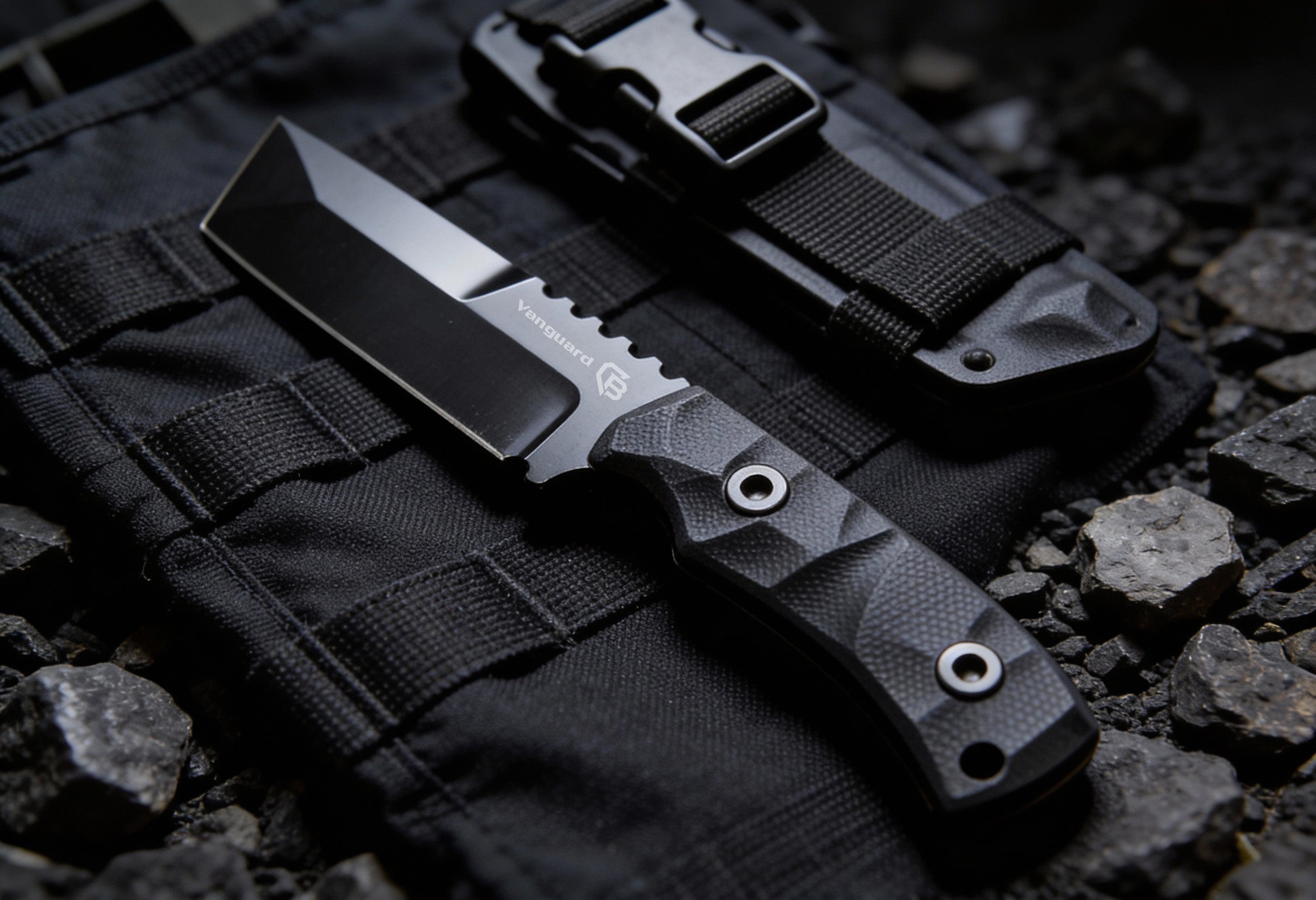 Vanguard – Balanced Tactical Fixed Blade Knife in 420HC