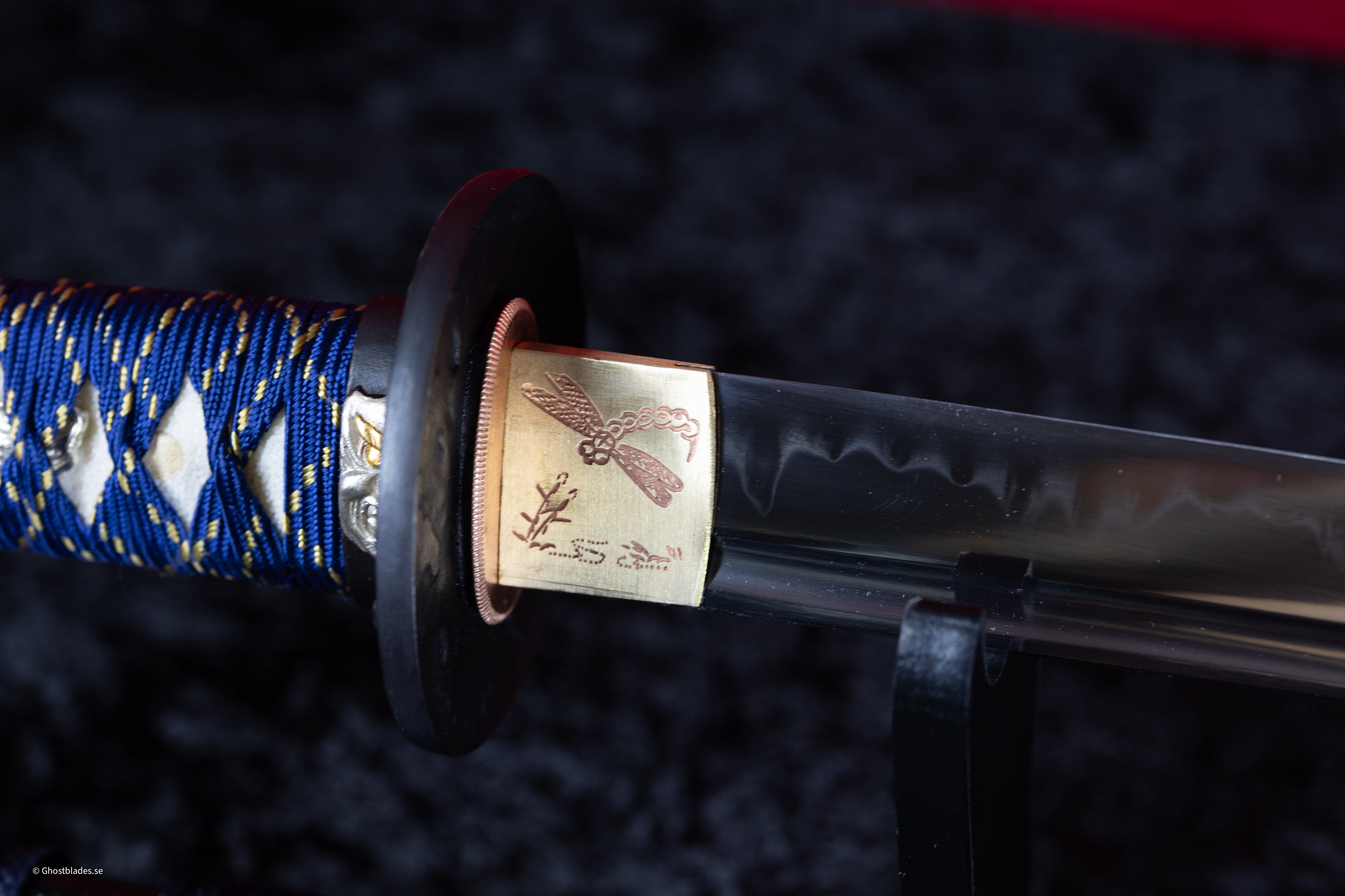 Velvet Eclipse Katana - Handmade Samurai Sword in T10 Steel