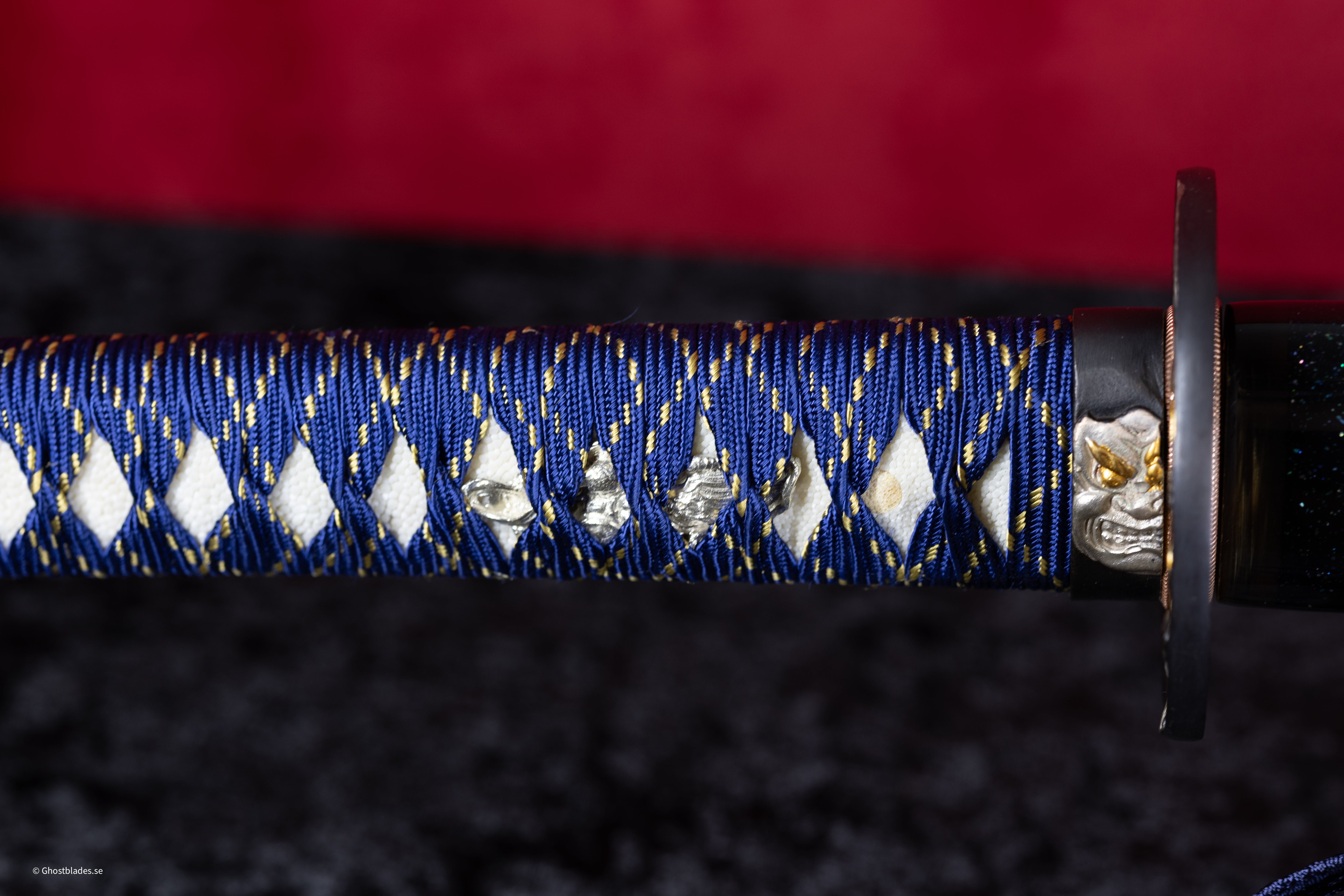 Velvet Eclipse Katana - Handmade Samurai Sword in T10 Steel