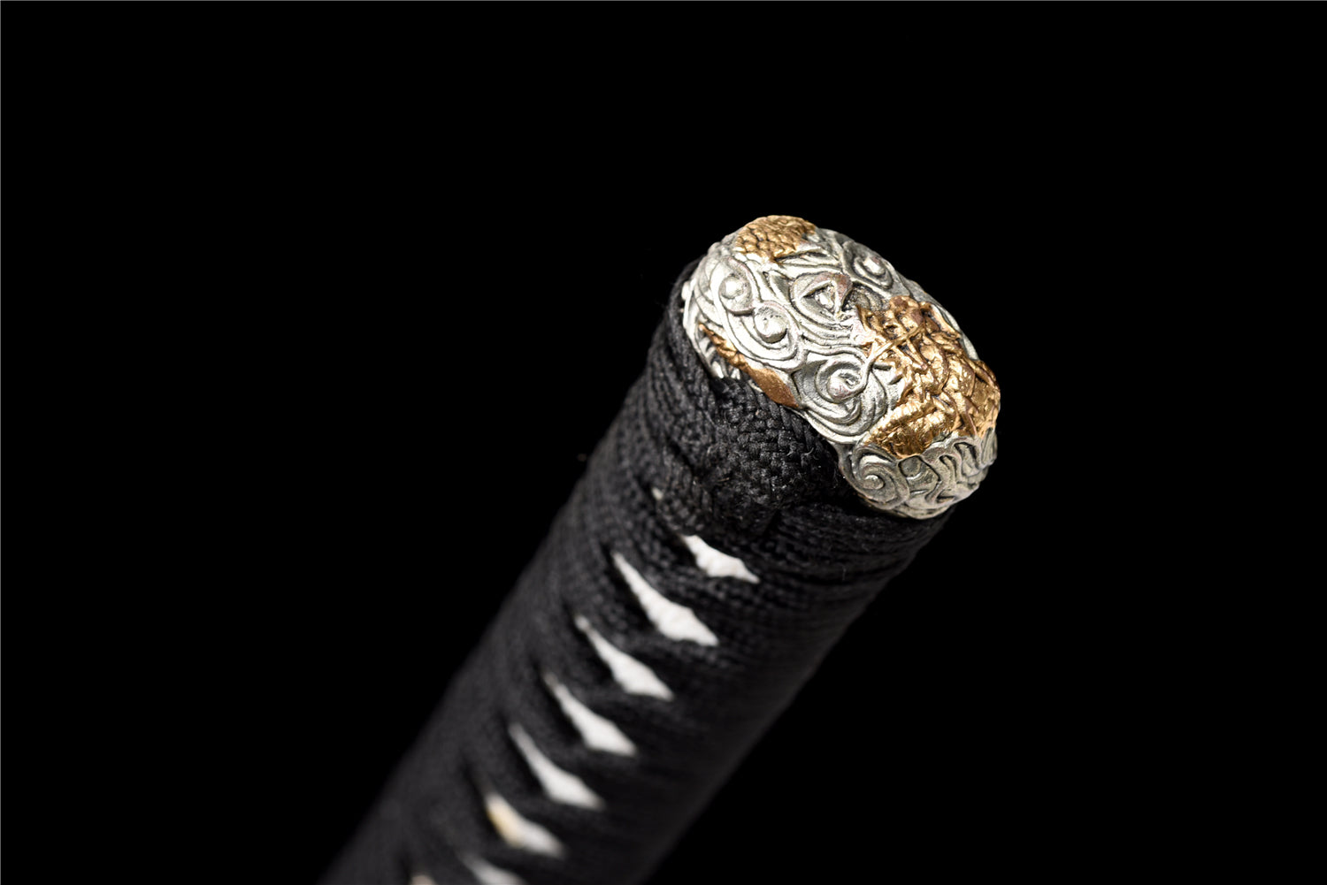 VOID DRAKE Katana - Handgjort Samurajsvärd i T10-stål - Hitatsura Hamon