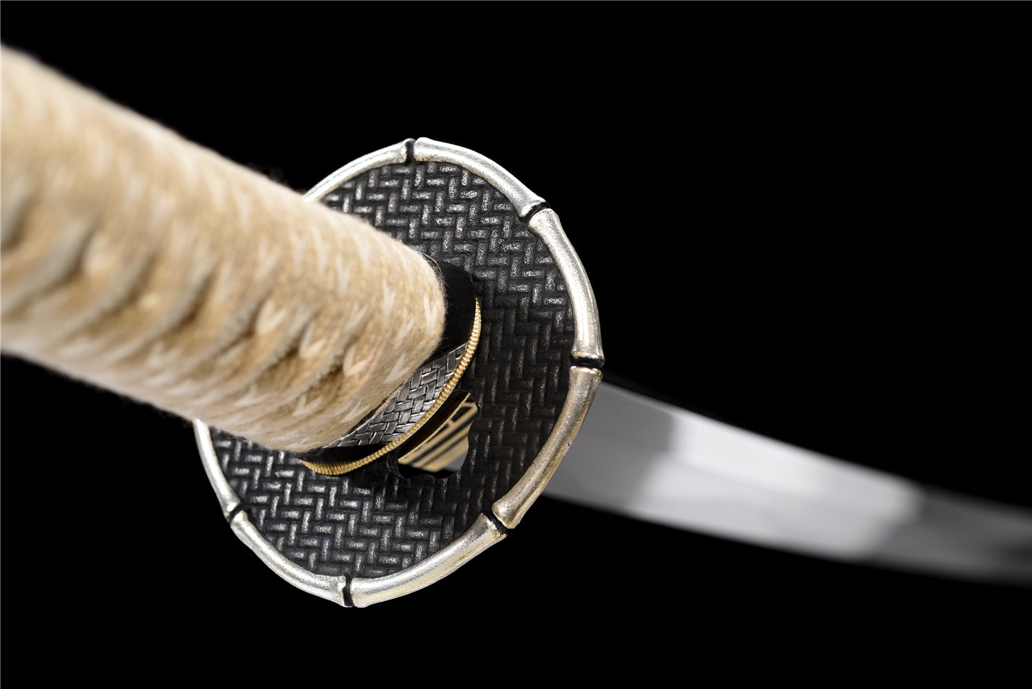 Yin & Yang Katana – T10 Stål med Notare-Gunome Hamon - 3-Ton Polering