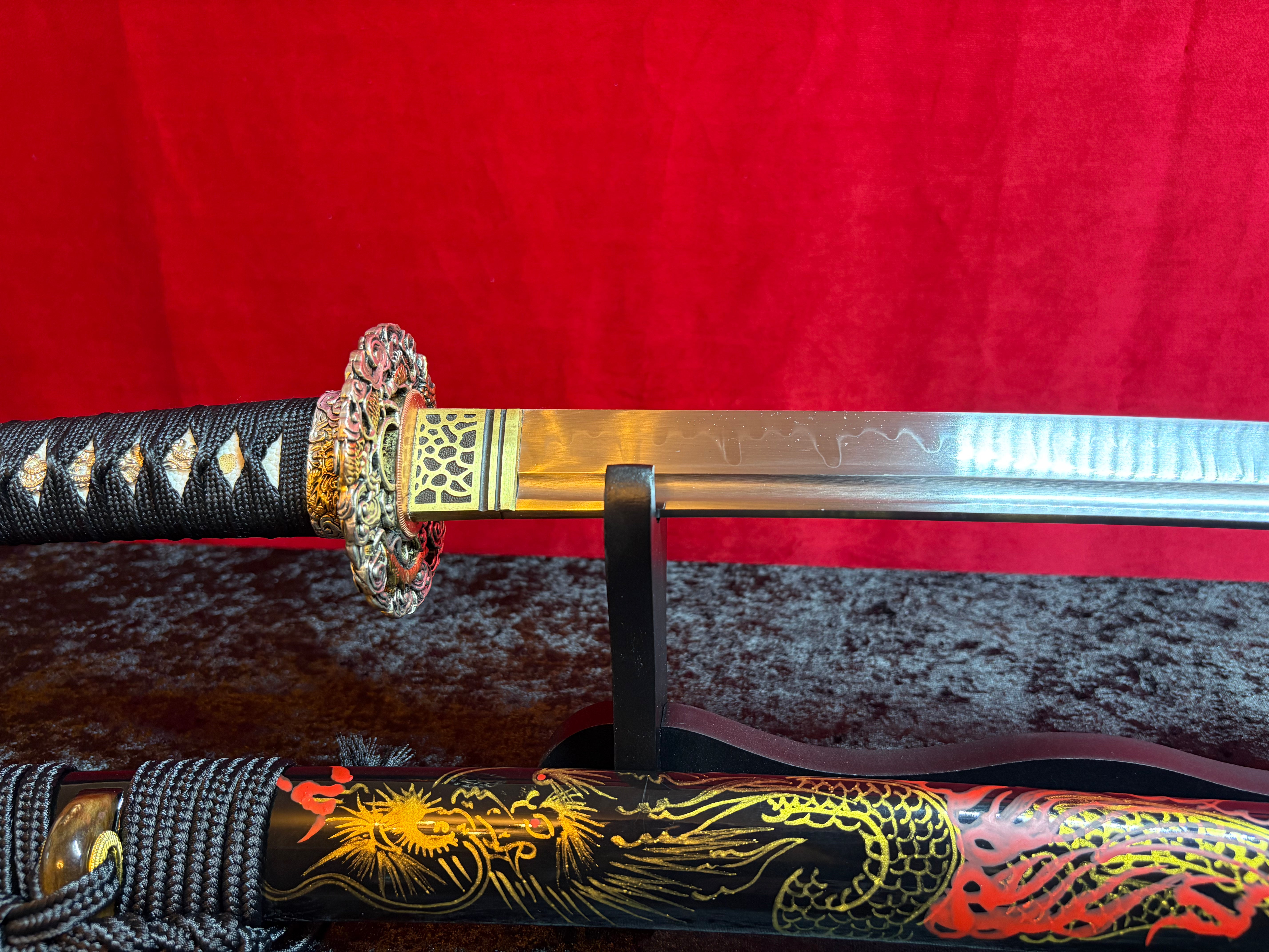 Cloud Dragon Katana Sword